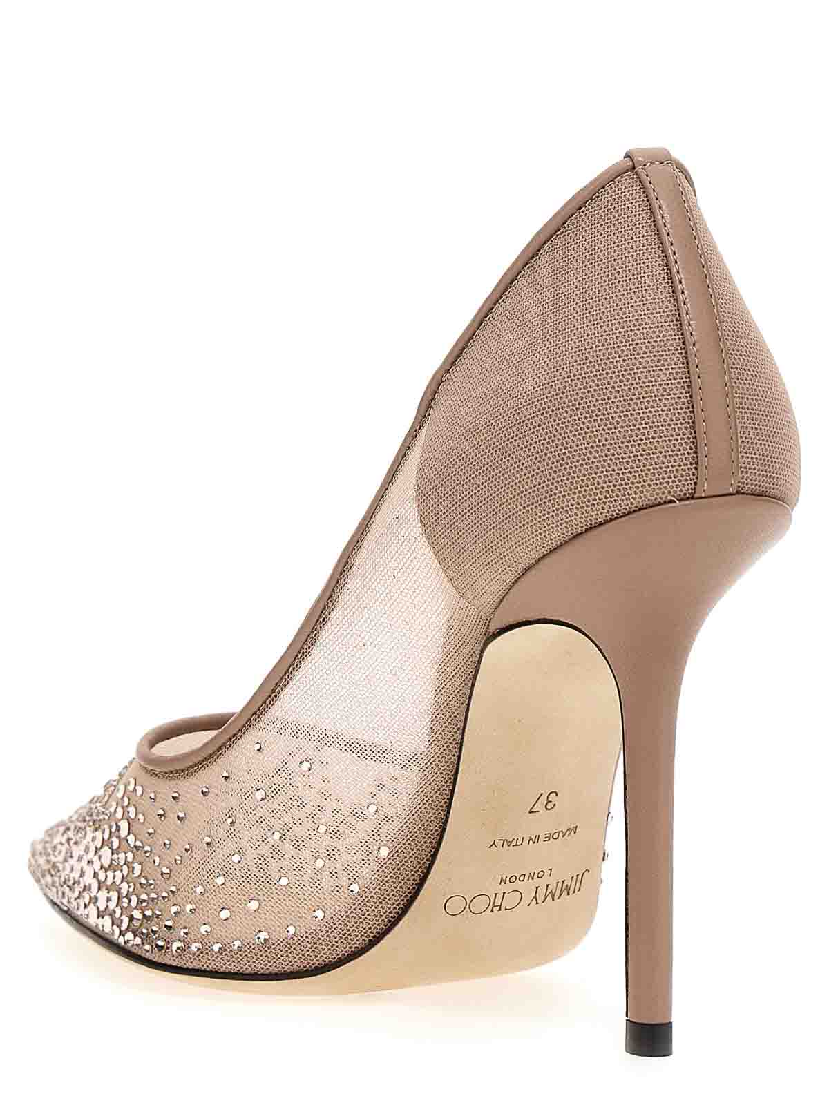 Jimmy Choo love pumps Nude Neutrals LOVE100NYTBALLETPINK