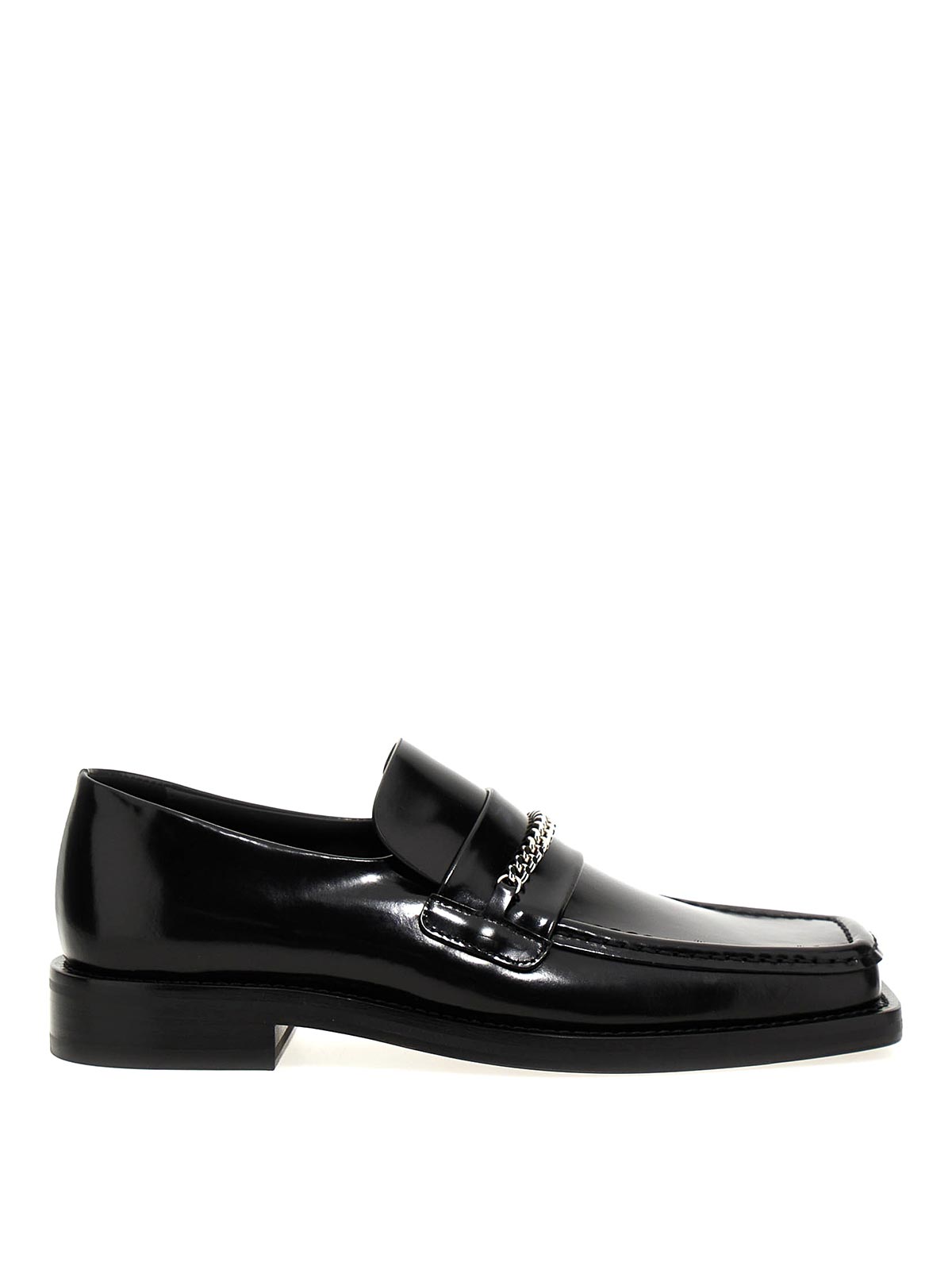 Martine Rose Black Leather Slippers It 40 | 7