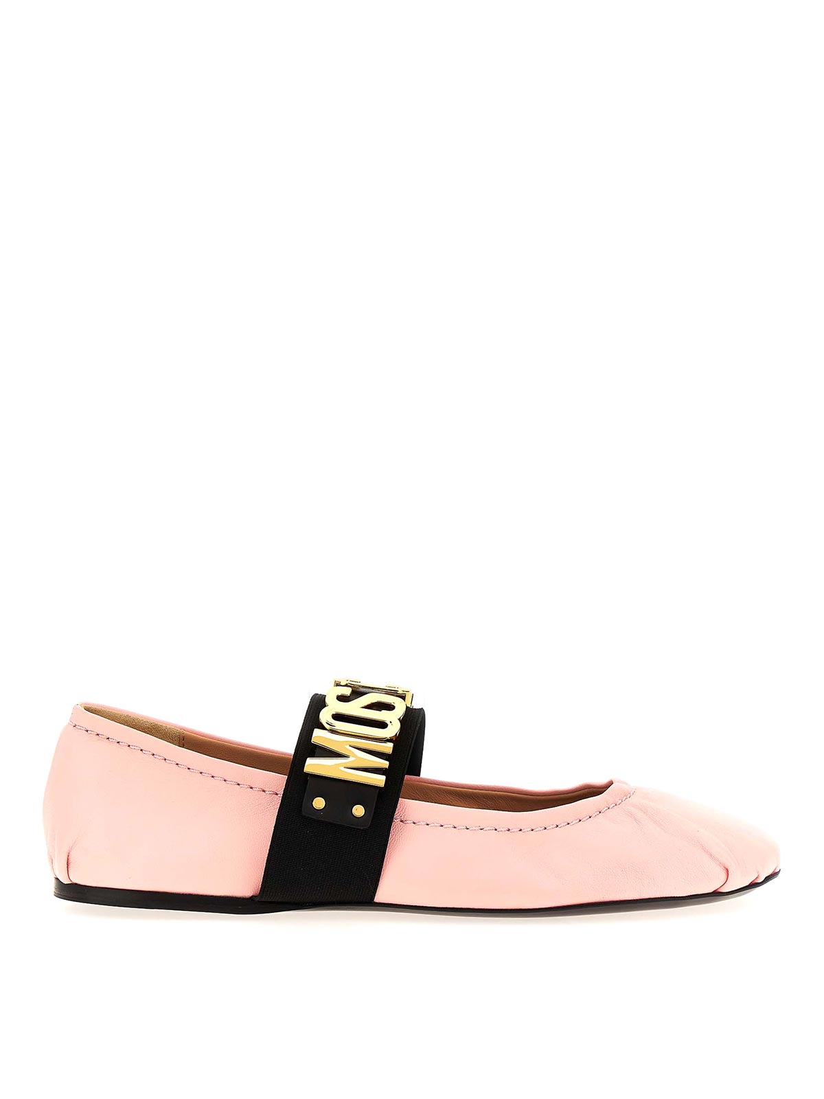 Flat shoes Moschino Logo ballet flats MA11060C1HMA0630 thebs