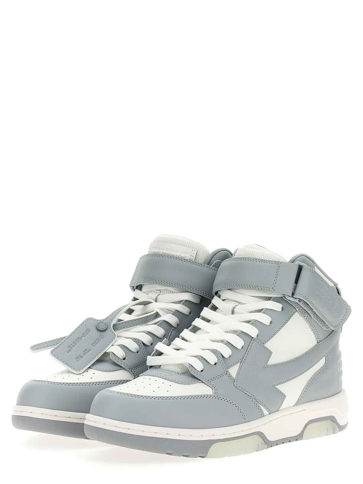 Off-White out of office mid top lea sneakers | OMIA259C99LEA0020109
