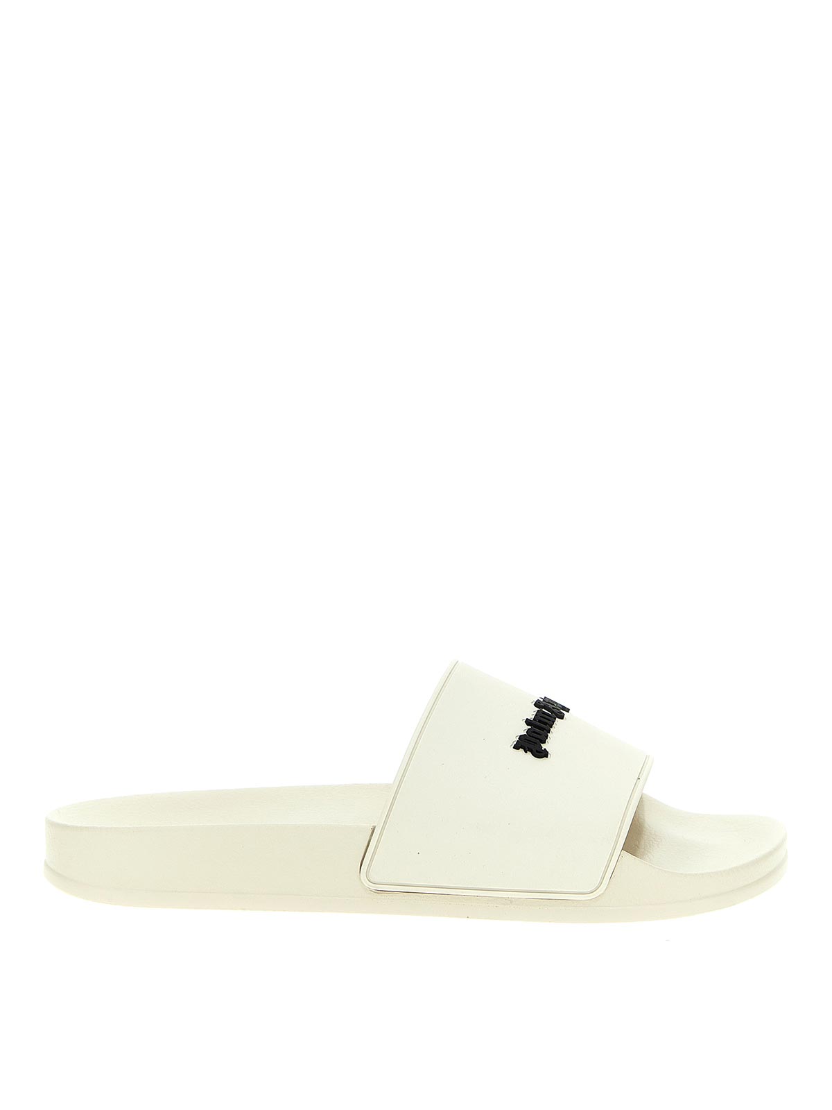 Shop Palm Angels Chanclas - Blanco In White