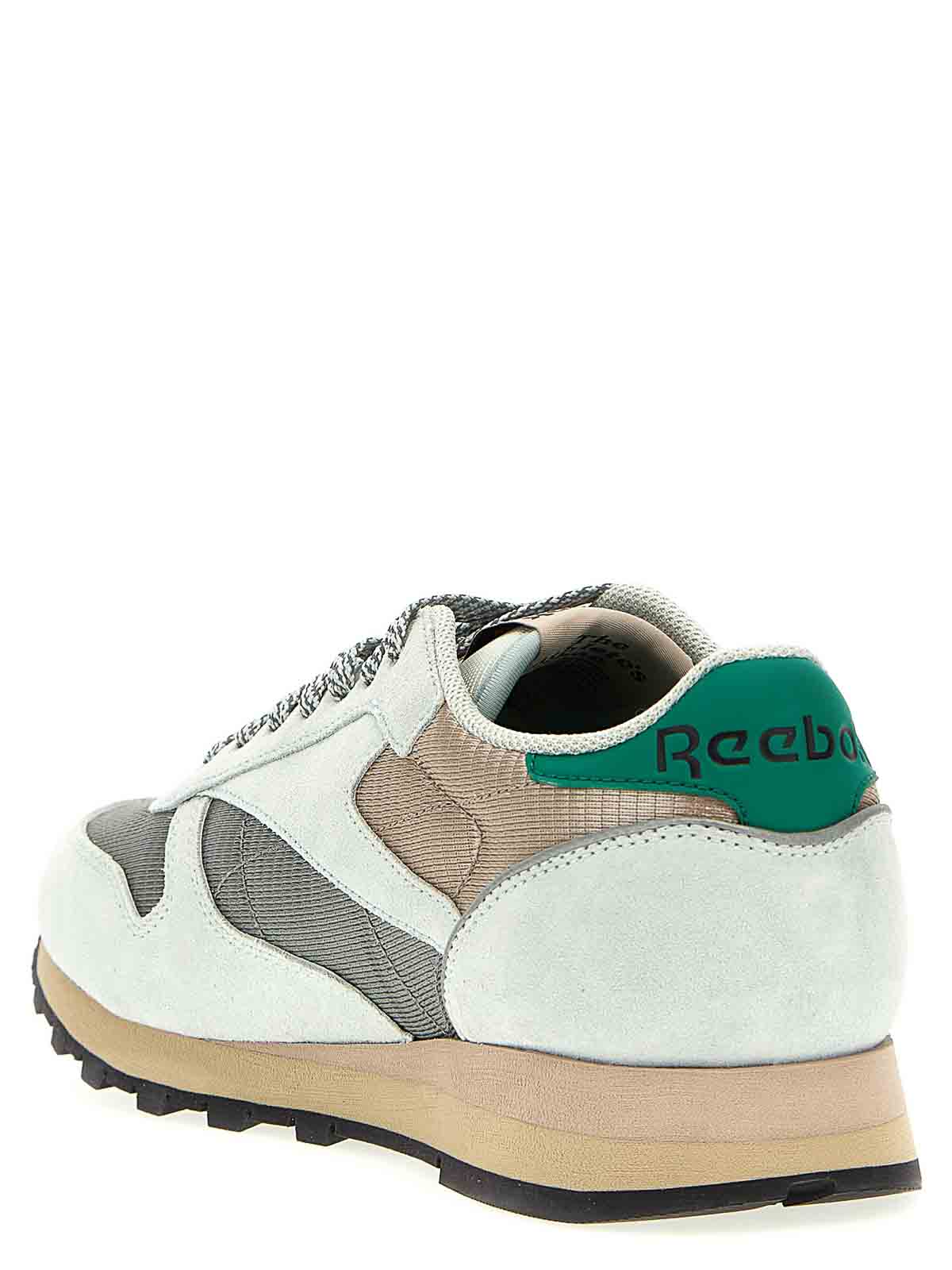 Shop Reebok Classic Leather Sneakers In Multicolour