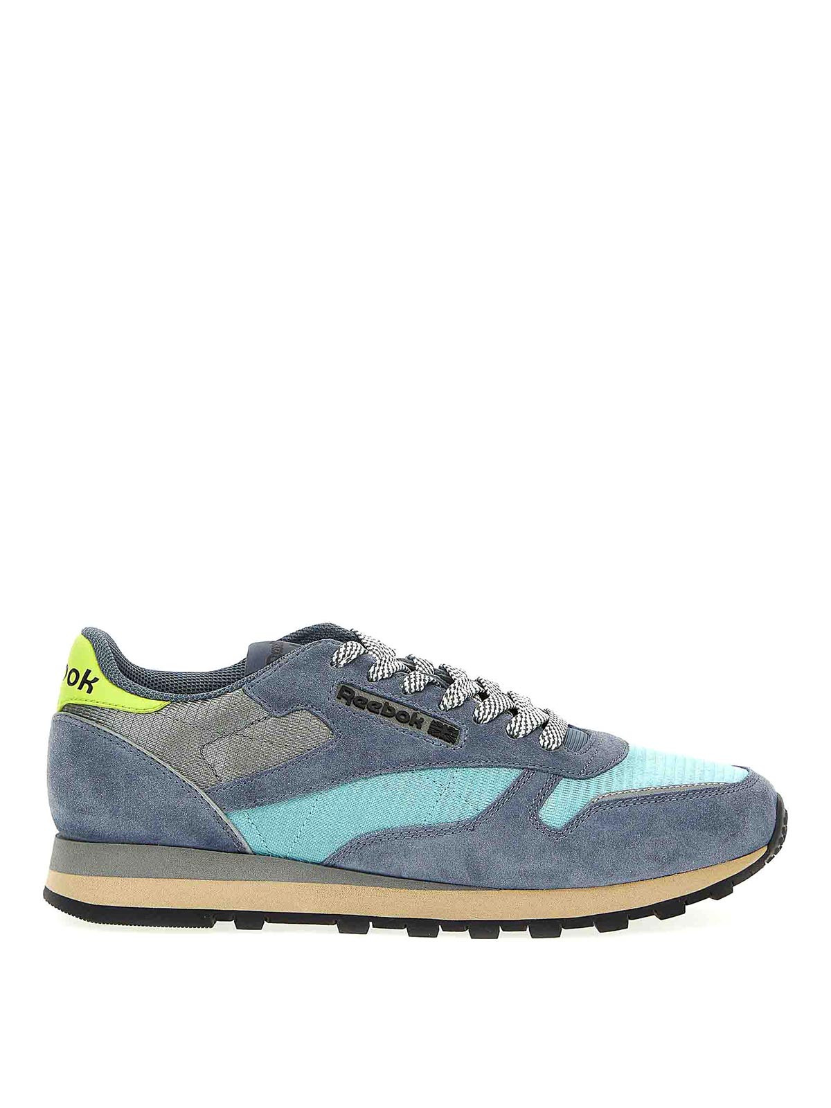 Reebok Classic Leather Trainers In Light Blue