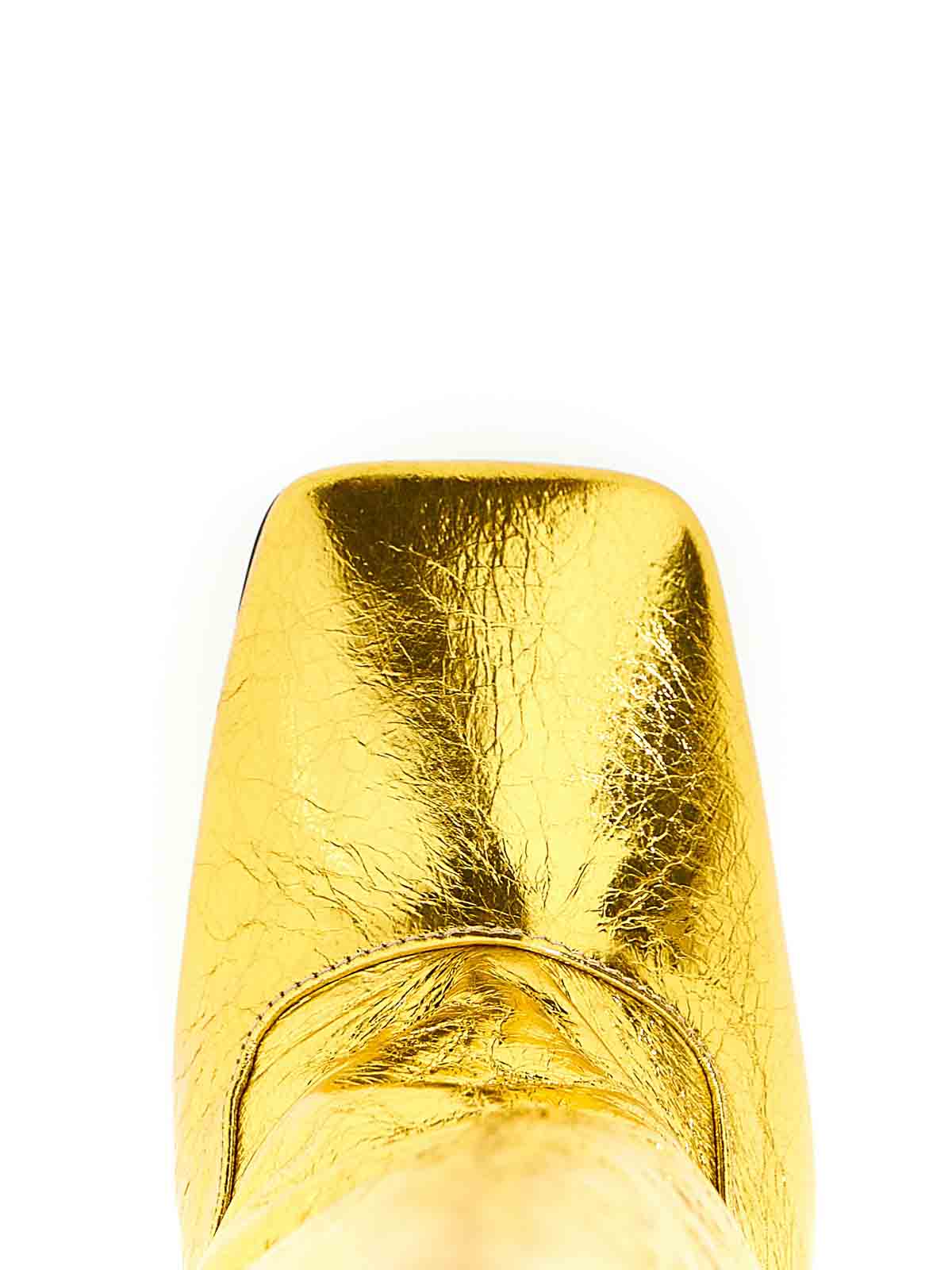 Shop Attico Sienna Boots In Gold
