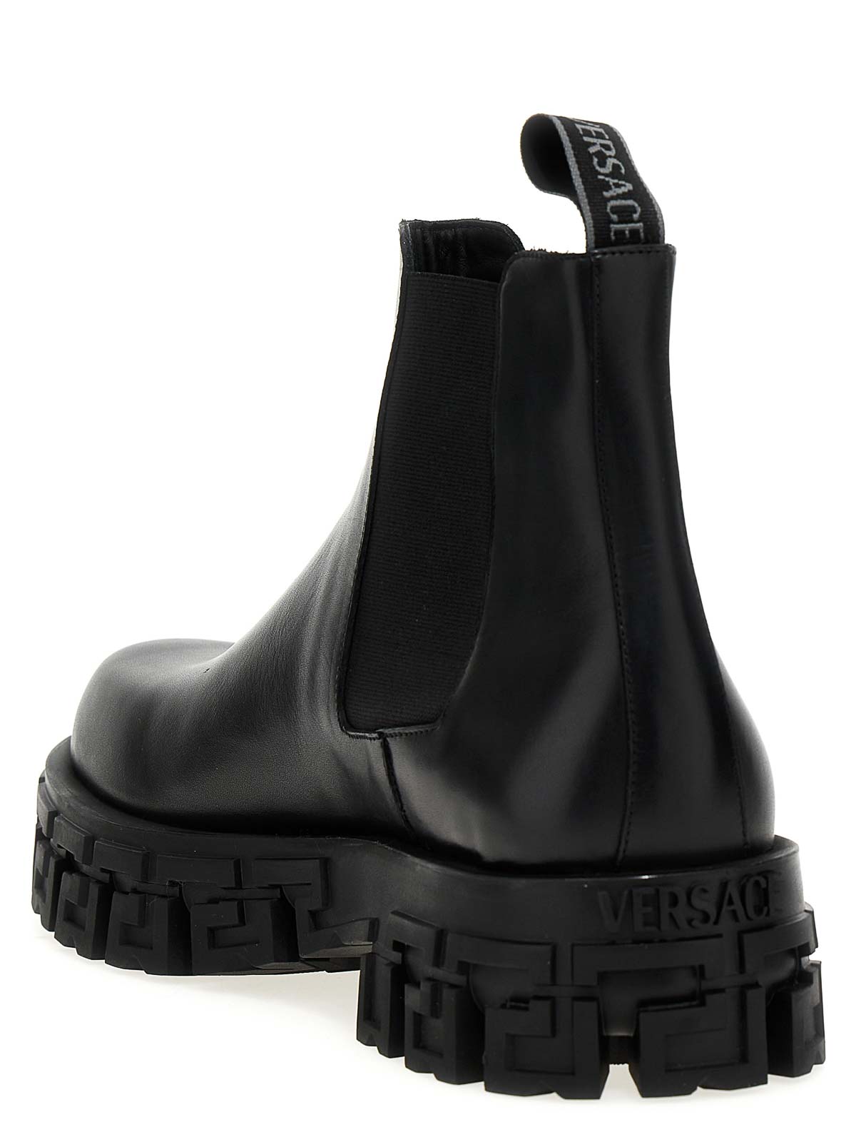 Shop Versace Ankle Boots In Negro