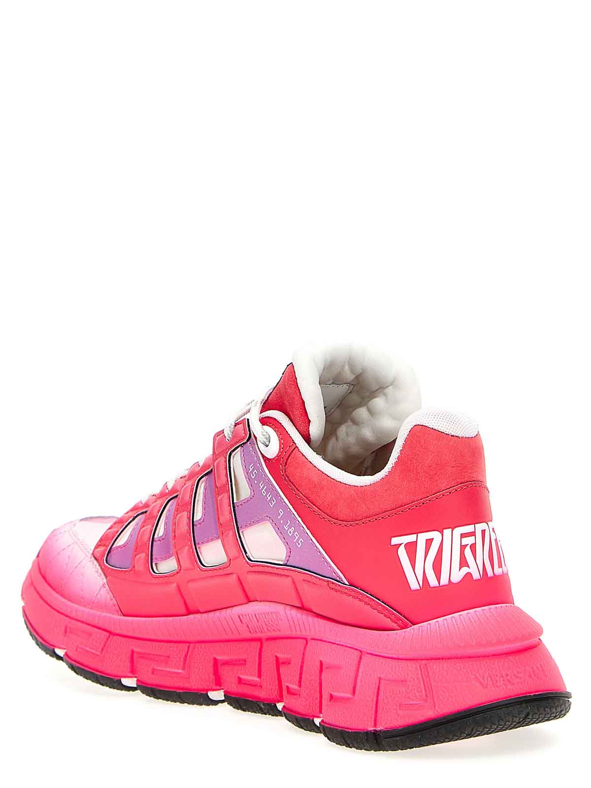 Shop Versace Trigreca Sneakers In Multicolour