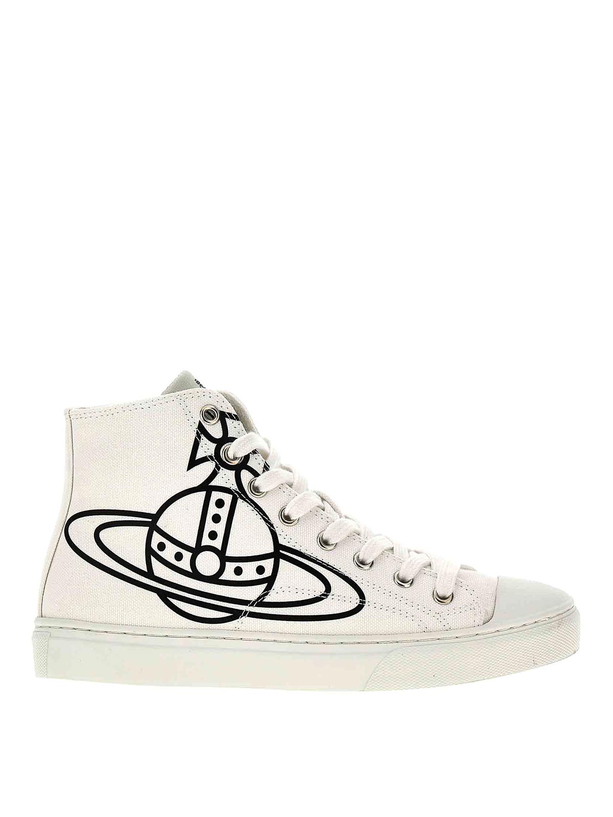 Vivienne Westwood Plimsoll Sneakers In White