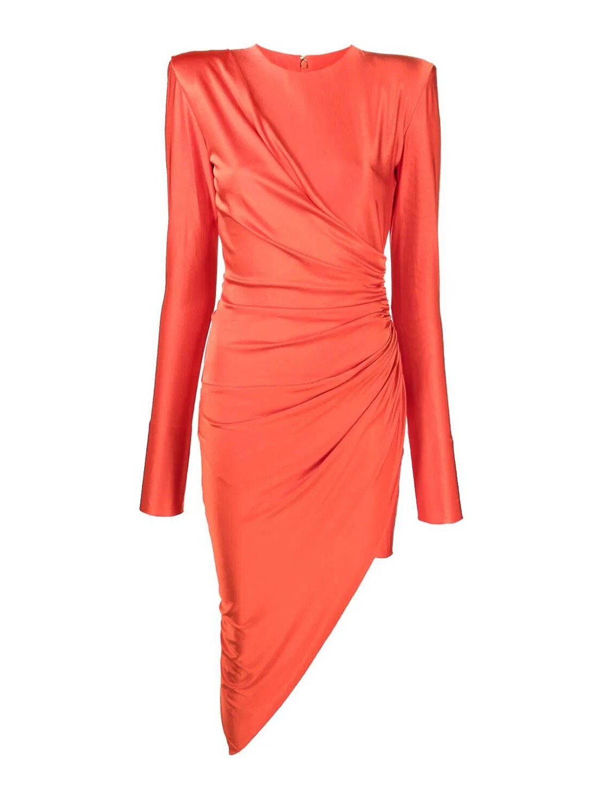 alexandre vauthier orange dress Orange draped jersey backless mini dress ALEXANDRE VAUTHIER For Sale at 1stDibs