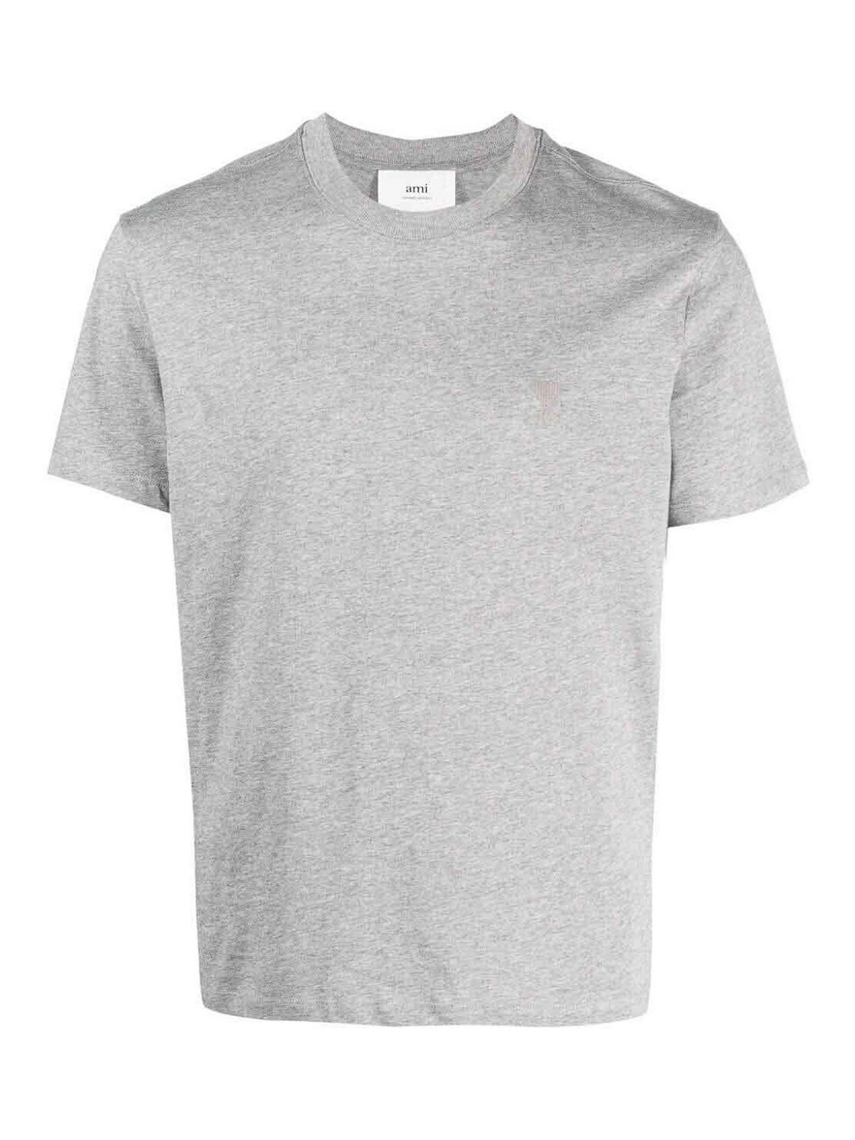 Ami Alexandre Mattiussi Adc T-shirt In Grey