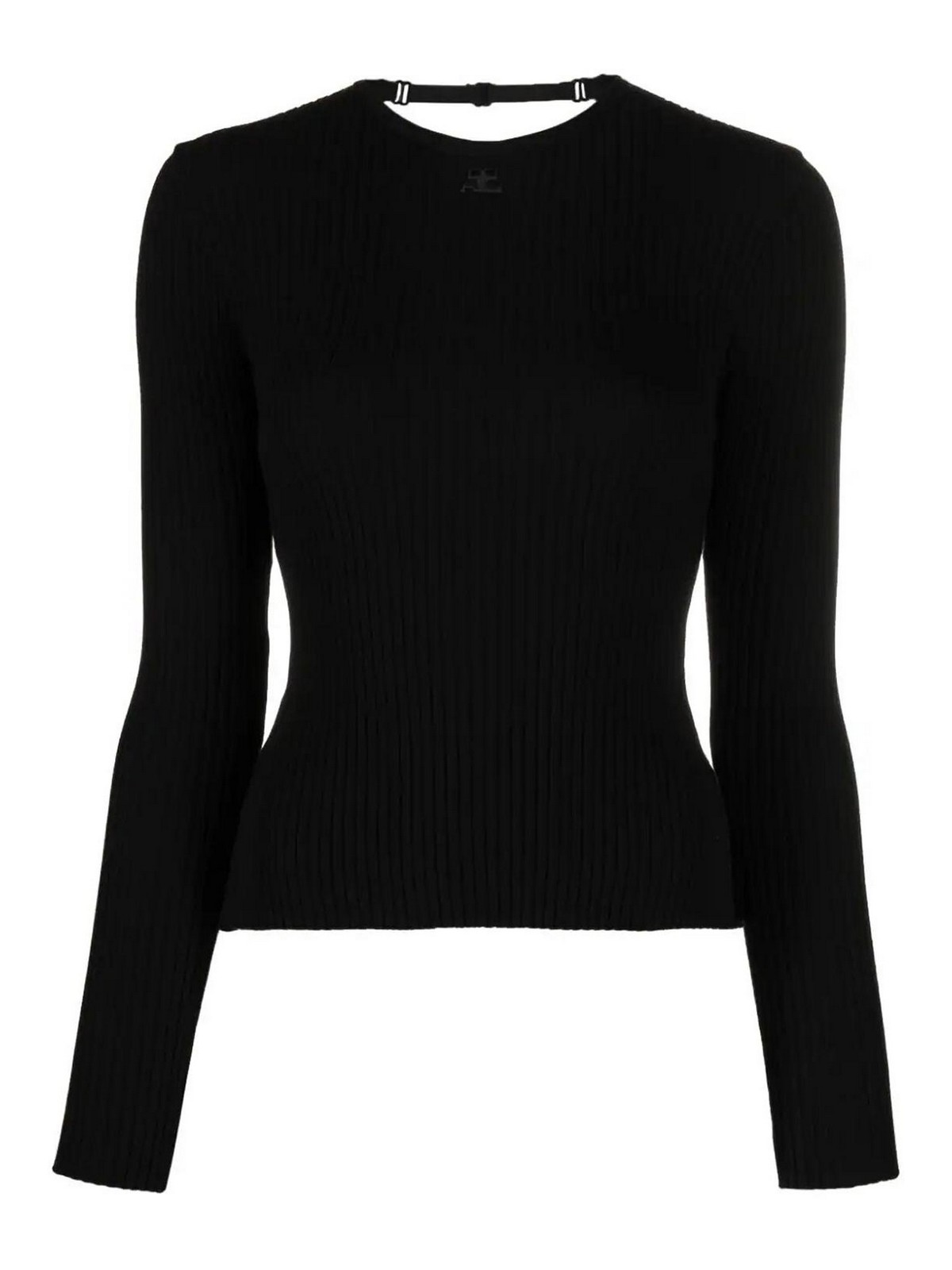 Courreges スウェットシャツ/セーター - 黒|323MPU105FI0001