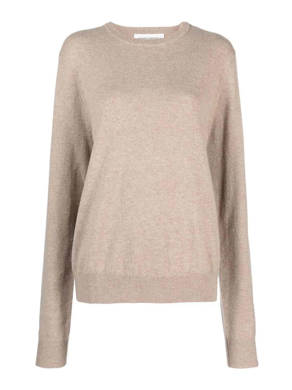 Shop Extreme Cashmere Classic  Sweater In Beige