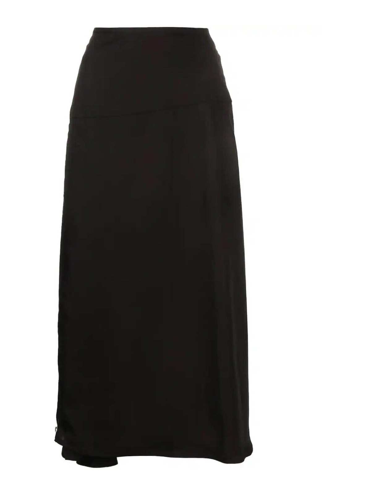 Shop Jil Sander Zip Skirt In Black