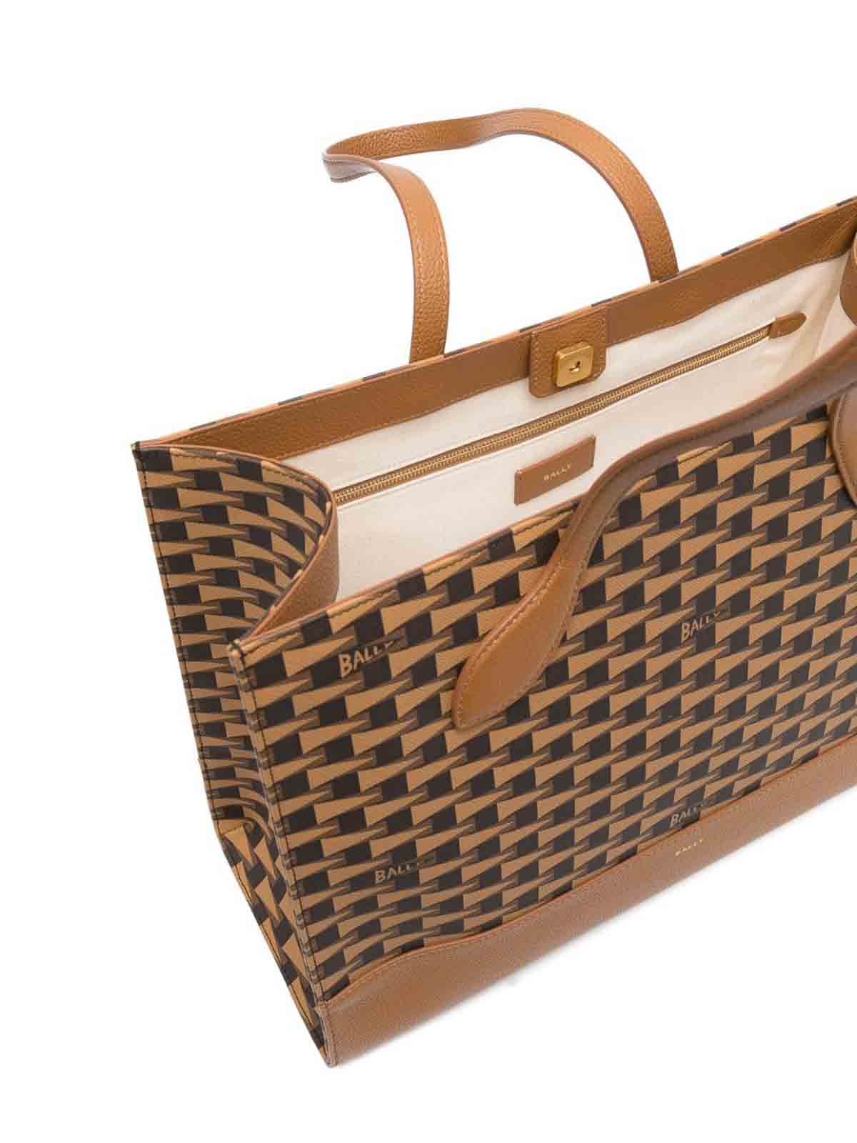 Bally Tote bag pennant - Brown - Women | WAE03ETP046I8D40