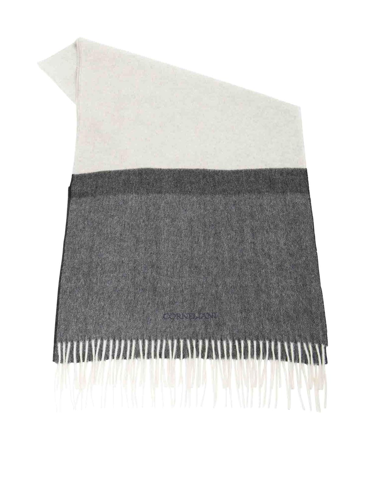 スカーフ Corneliani スカーフ グレー 92B3433829008016