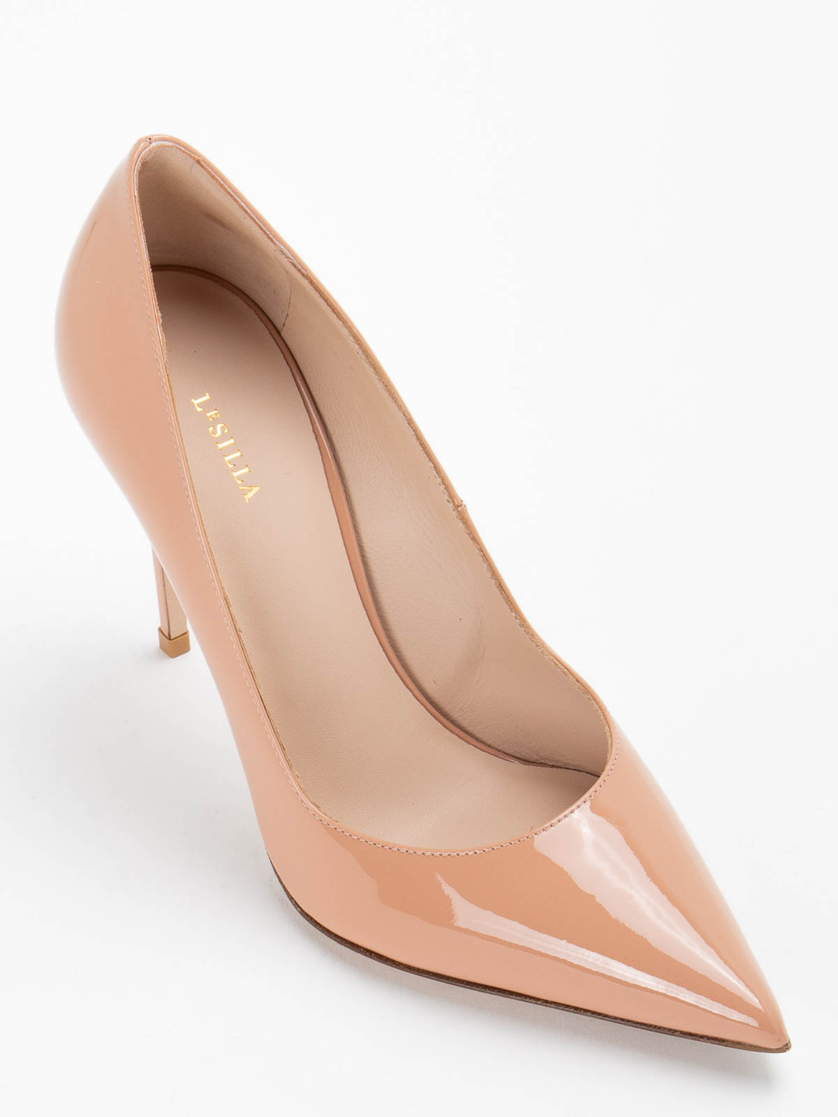 Shop Le Silla High-heel Court In Beis