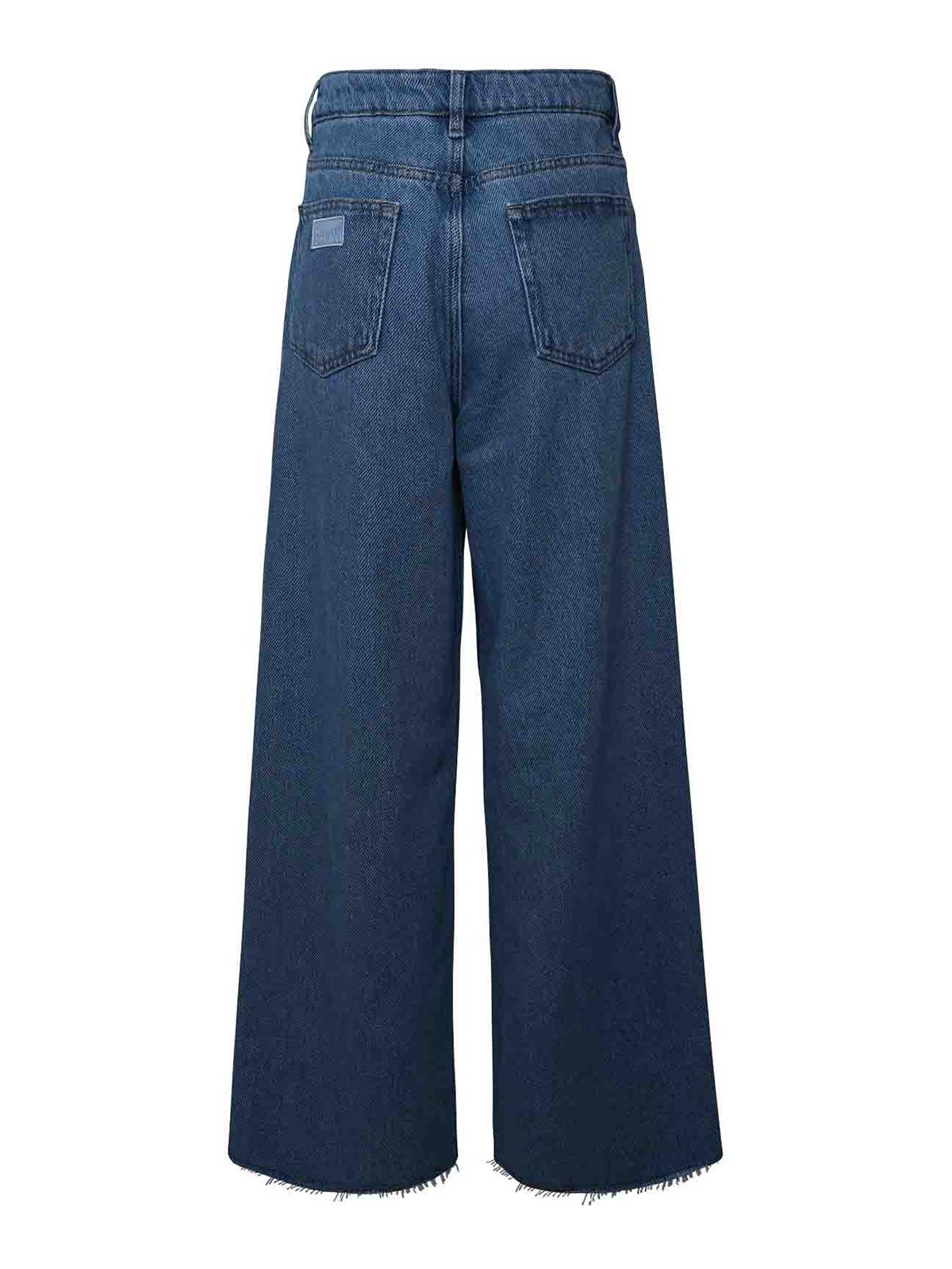 Shop Ganni Jeans Heavy In Light Blue