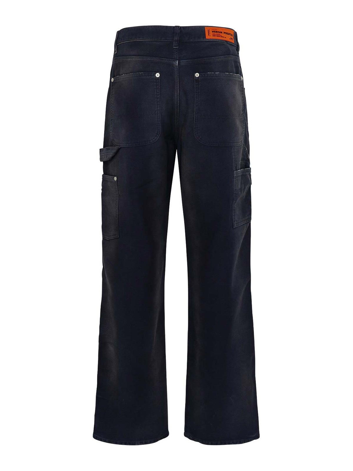 Heron Preston Pants distressed - Dark Blue|HMCA027F23FAB0014600