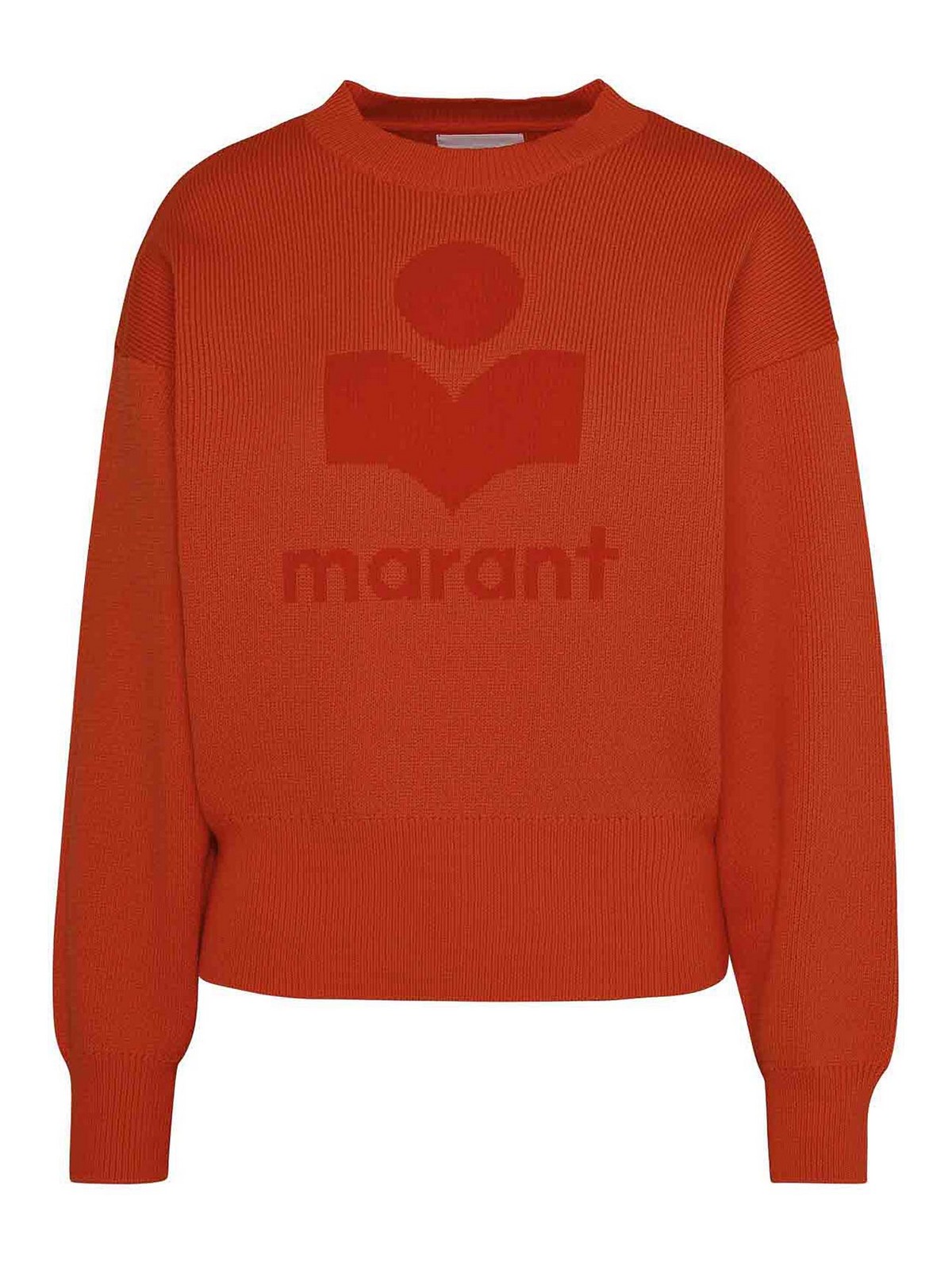 Isabel Marant Wool Pullover In Orange