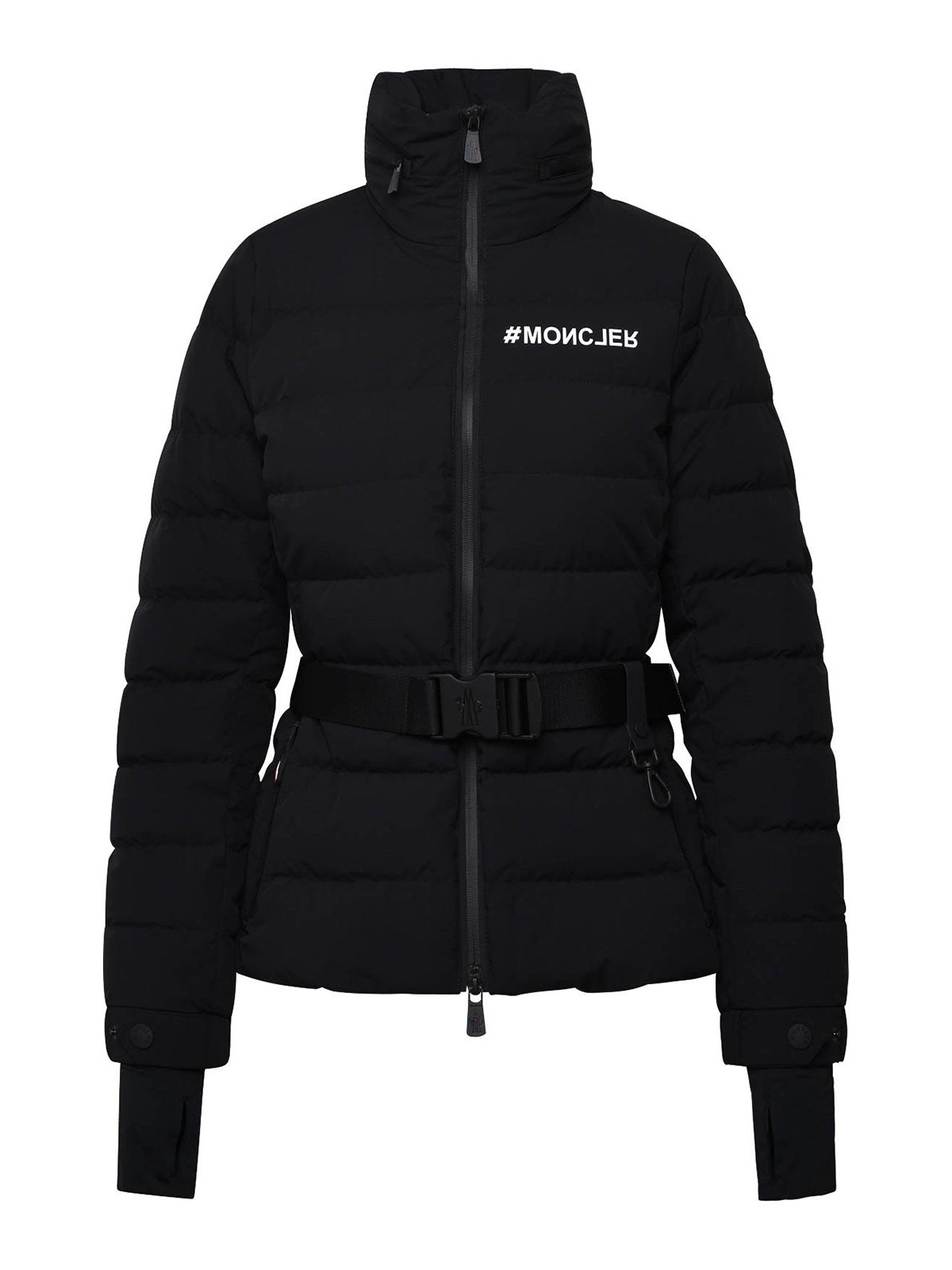 Moncler Jacket Betted In Black