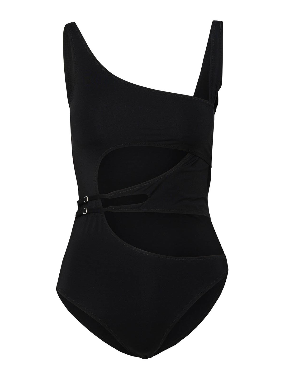 Off-white Meteor One-piece Swimsuit In Negro
