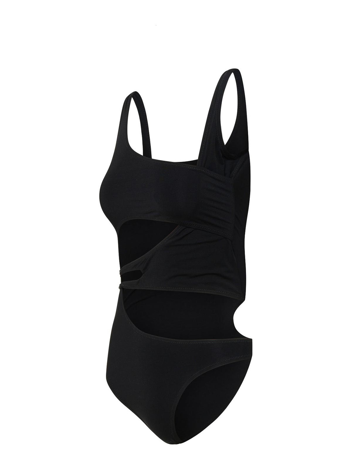 Shop Off-white Meteor One-piece Swimsuit In Negro