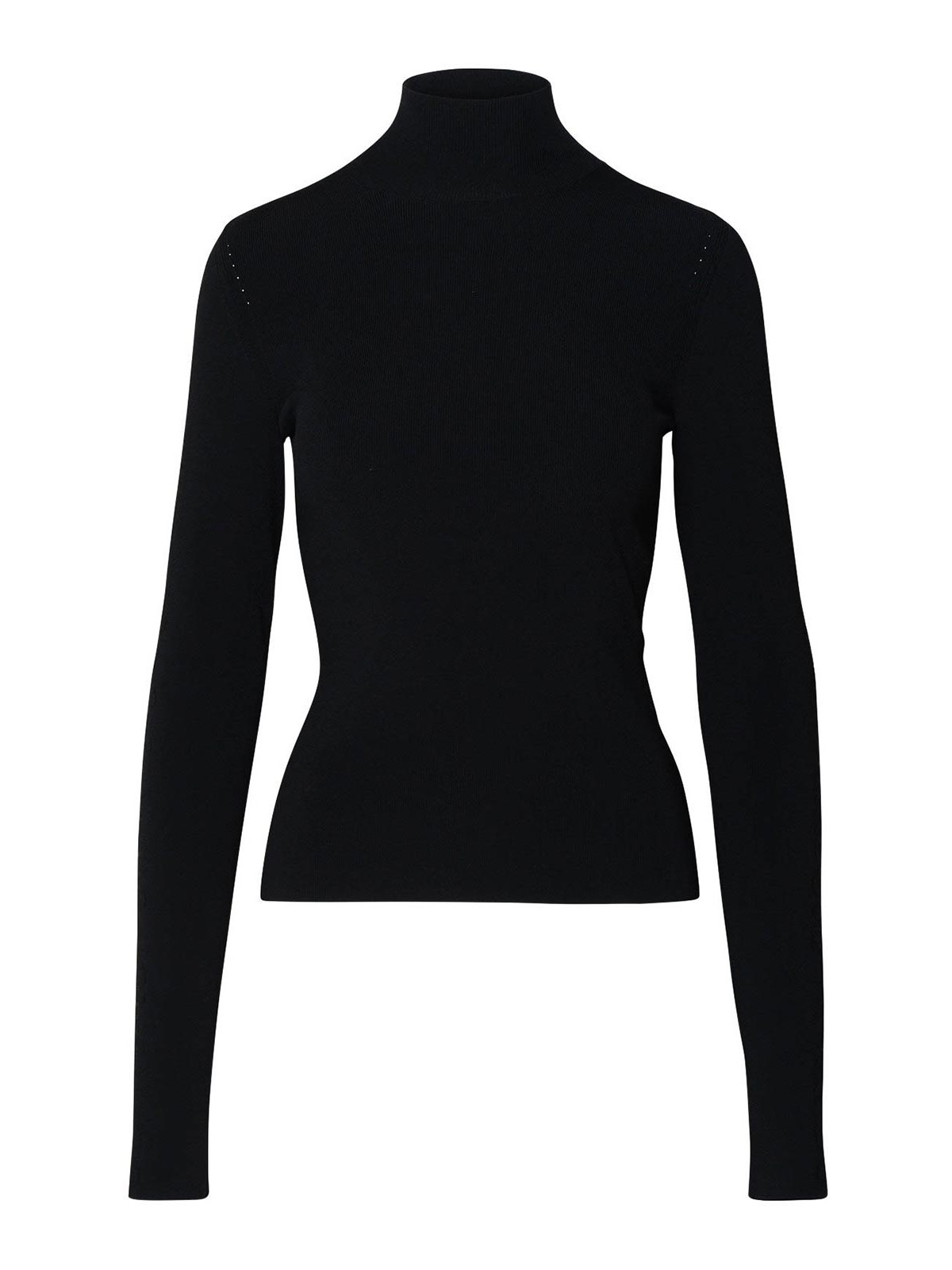 Shop Off-white Suéter Con Escote Barco - Negro In Black