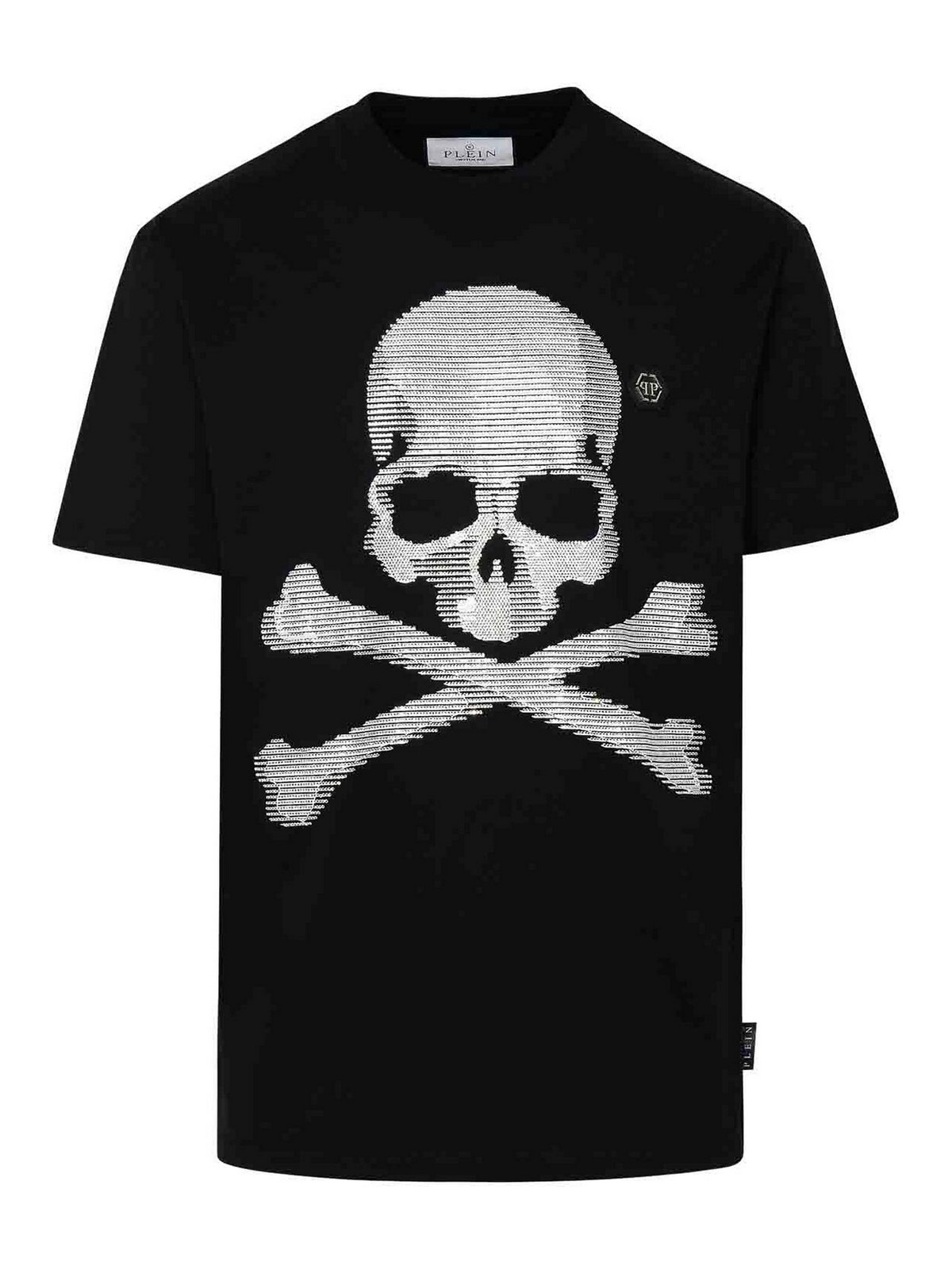 Shop Philipp Plein T-shirt Skull&bones In Black