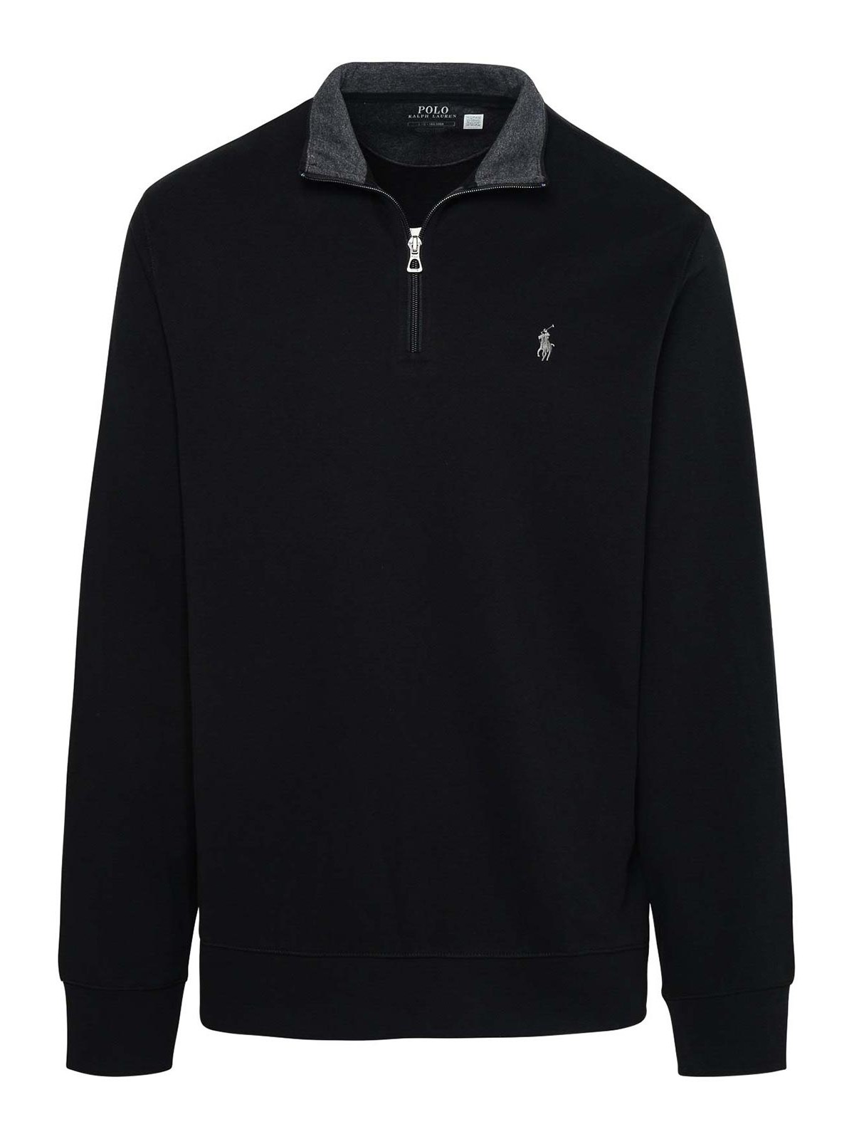 Polo Ralph Lauren Zipped pullover - Black - Men|710812963037