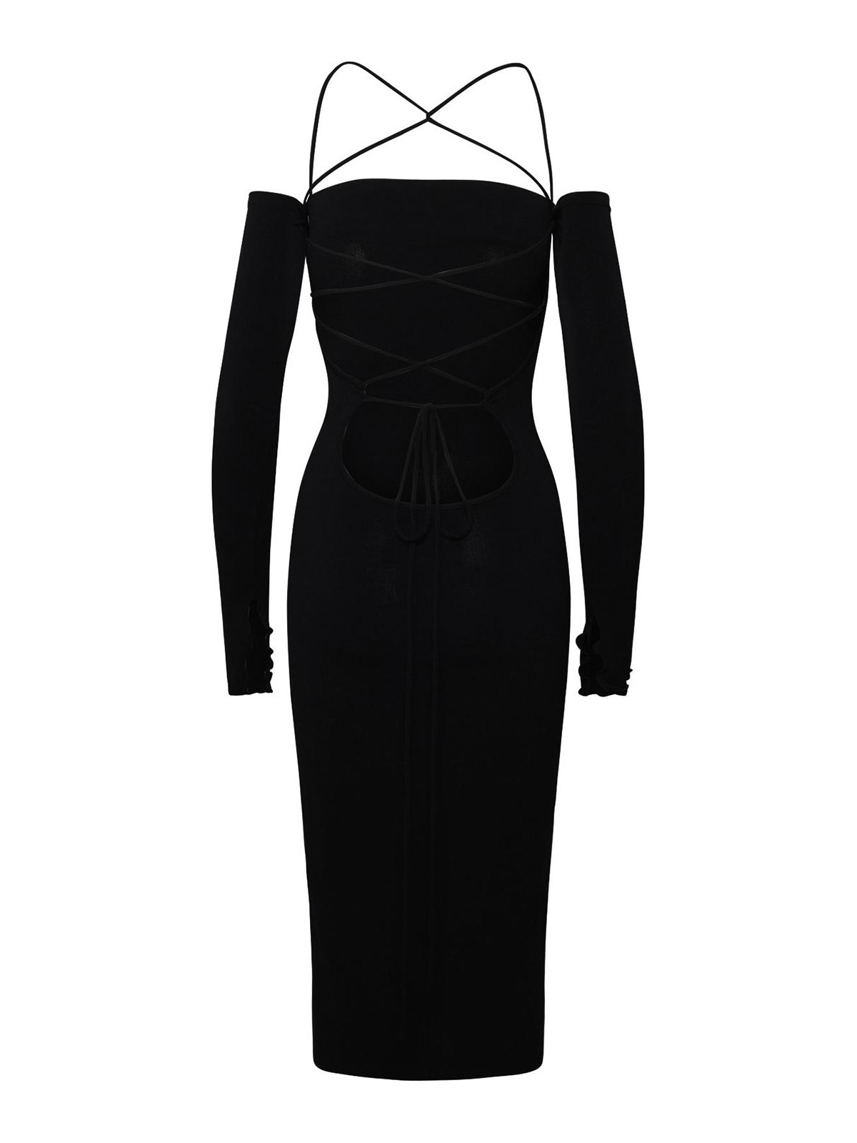 Shop The Andamane Maddy Midi Dress In Black