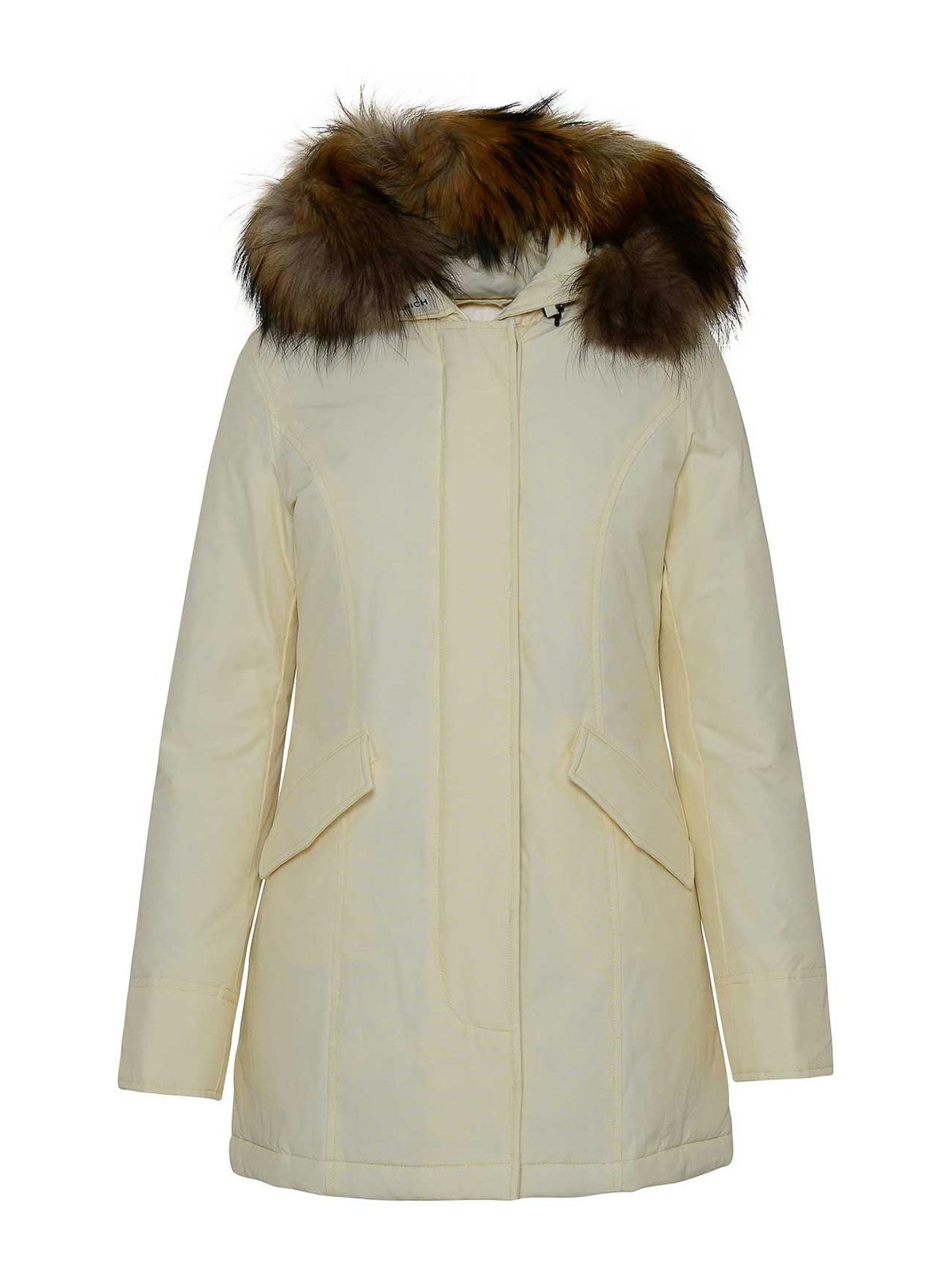 Woolrich Padded Coat In White