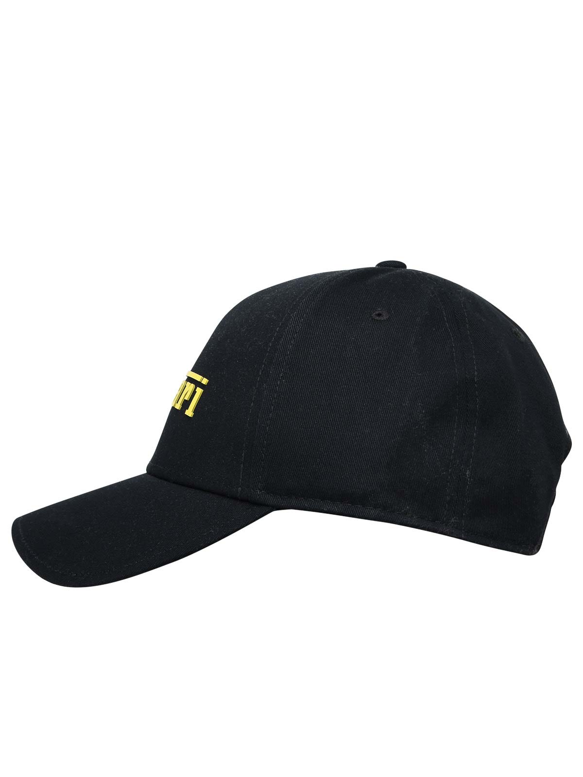 Shop Ferrari Logo Cap In Black
