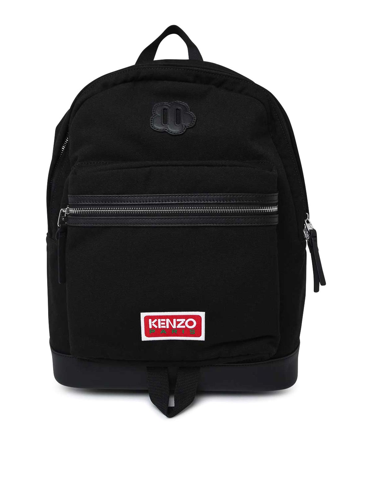 Kenzo Written Logo Backpack In Black