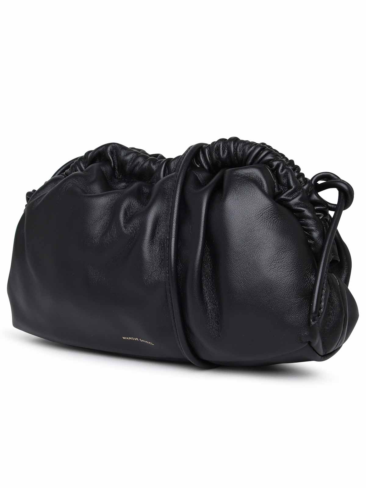 Shop Mansur Gavriel Leather Bag In Black