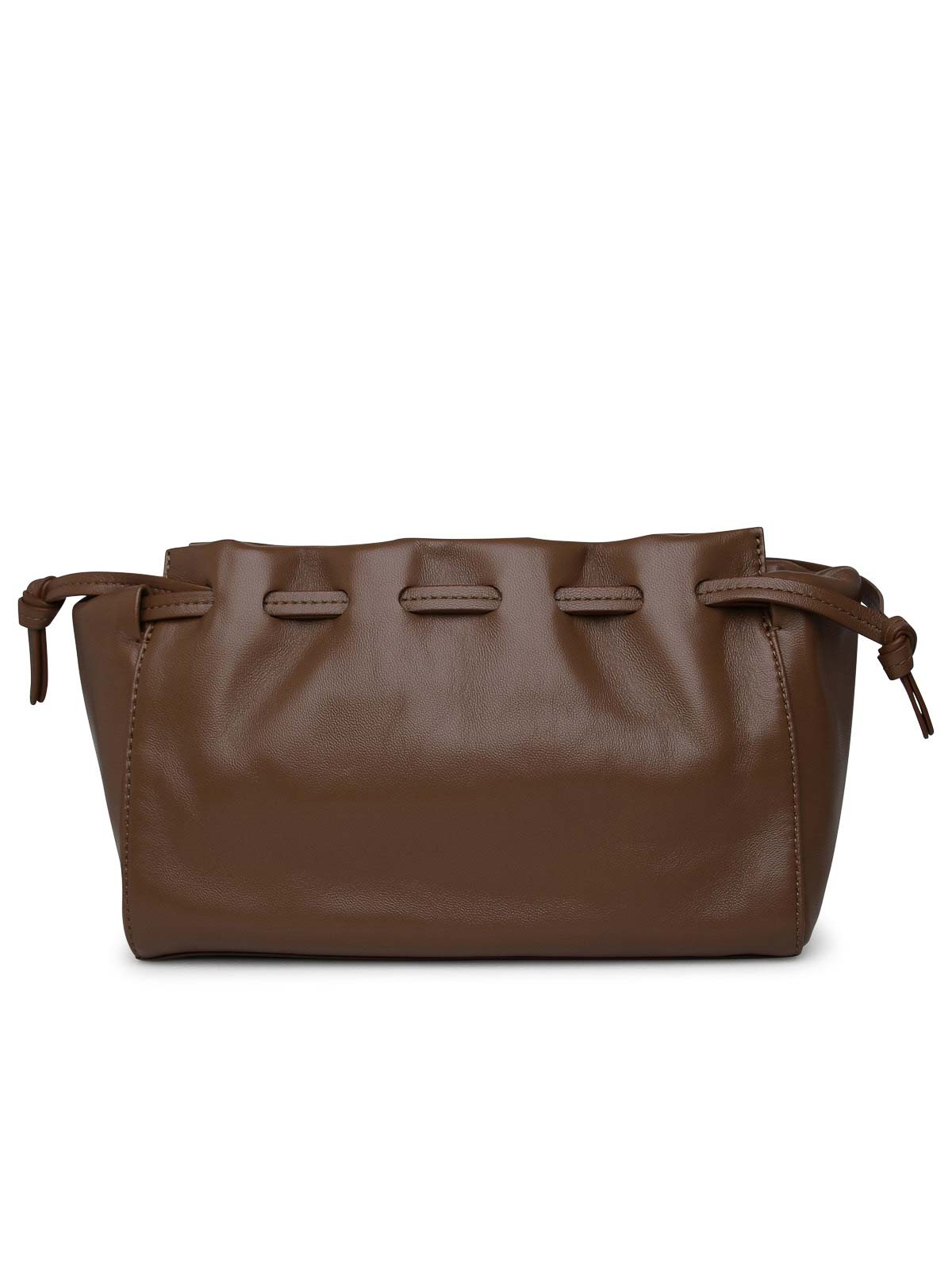 Shop Mansur Gavriel Bloom Small Shoulder Bag In Brown