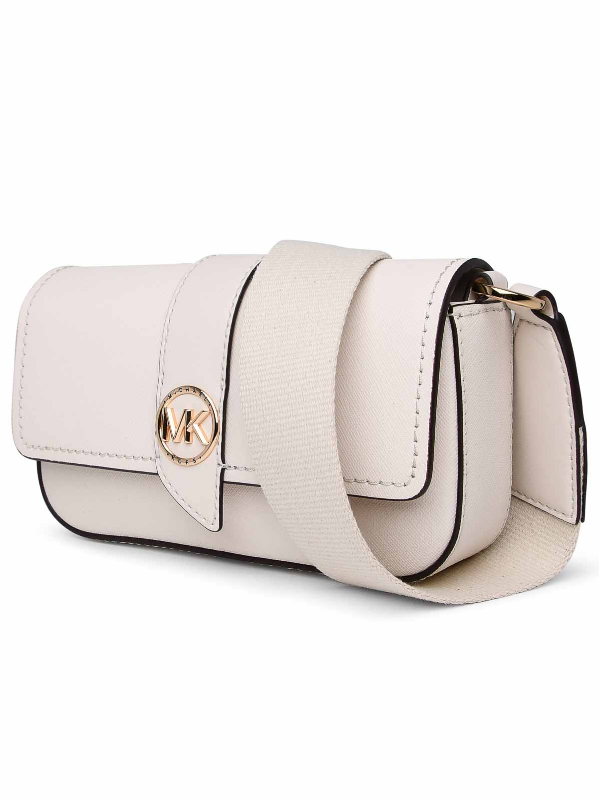 Leather crossbody bag Michael Kors White in Leather - 39208092