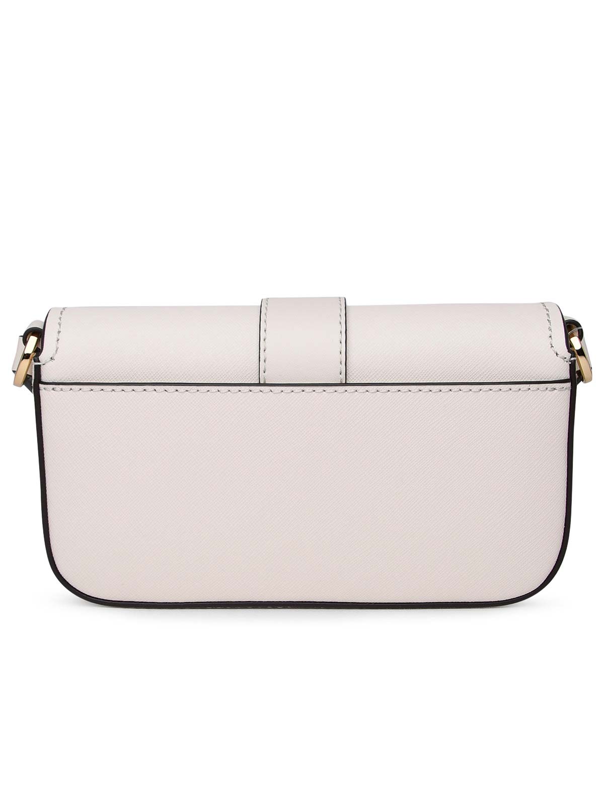 Shop Michael Kors Greenwich White Leather Crossbody Bag