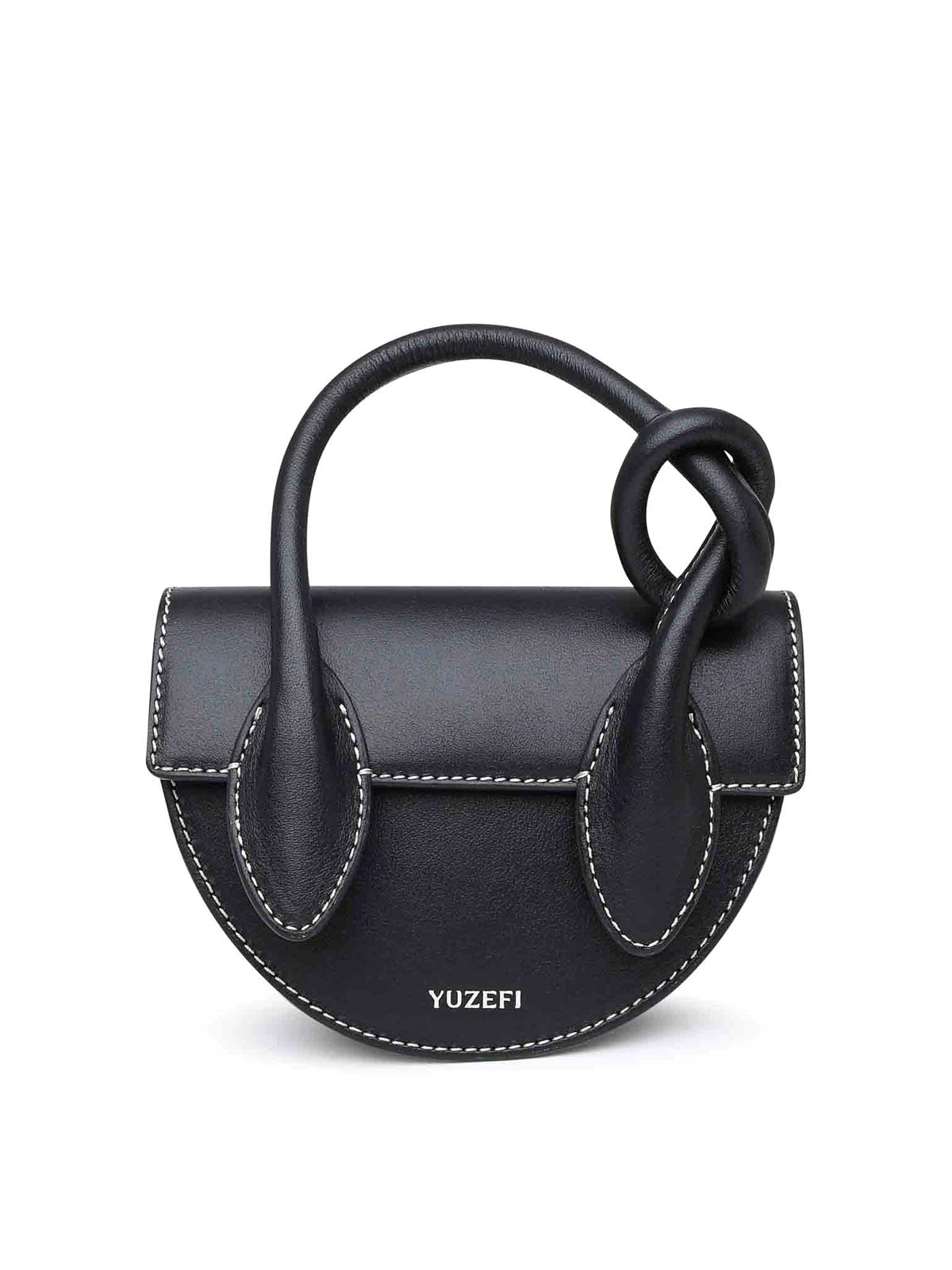 ショルダーバッグ・ポシェット YUZEFI Mini Pretzel Crossbody Bag Red YUZRS23HBMPRZ41 YUZRS2 Yuzefi Mini Pretzel Leather Bag | Coggles