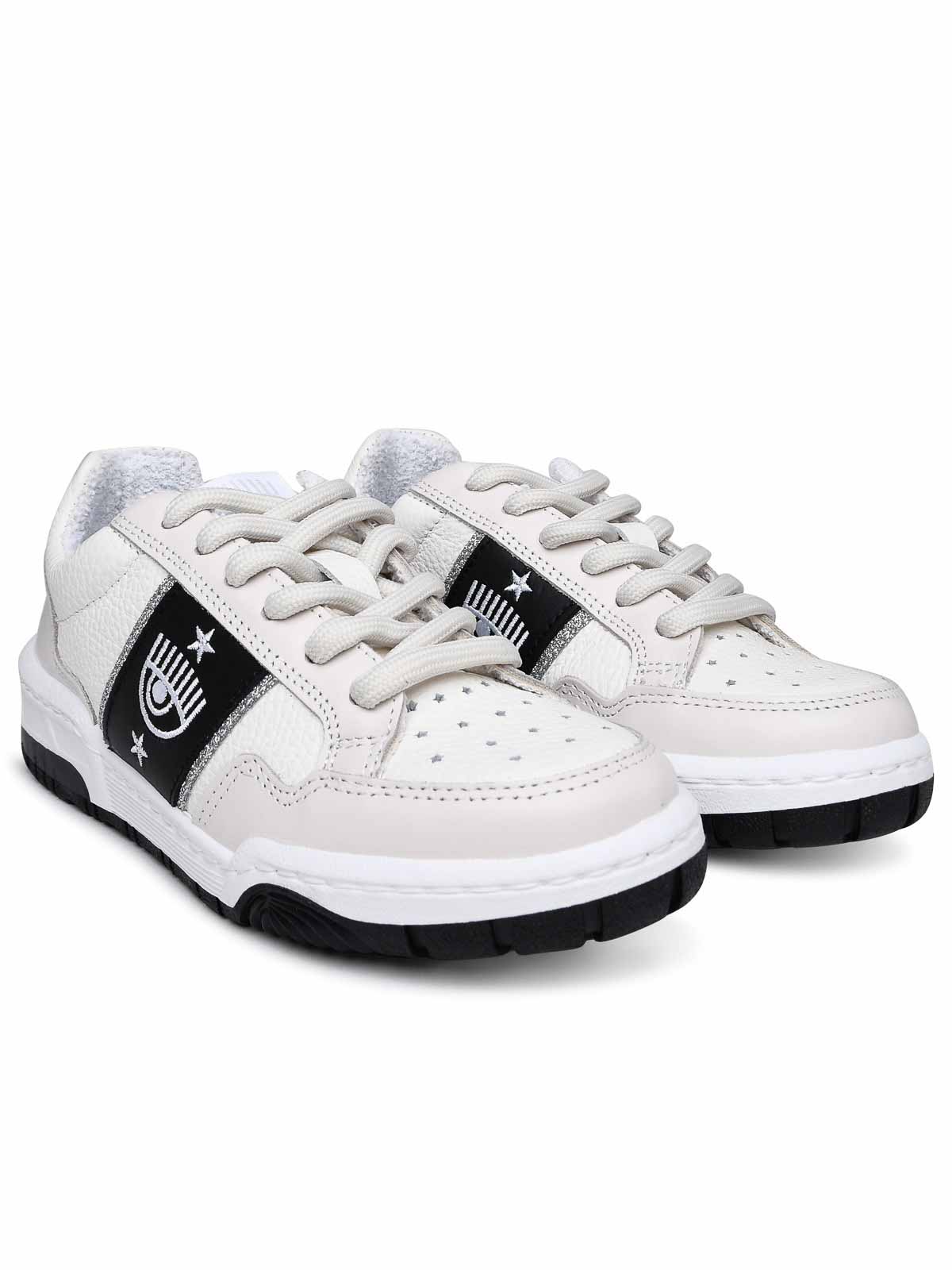 Shop Chiara Ferragni Sneaker Cf1 In White