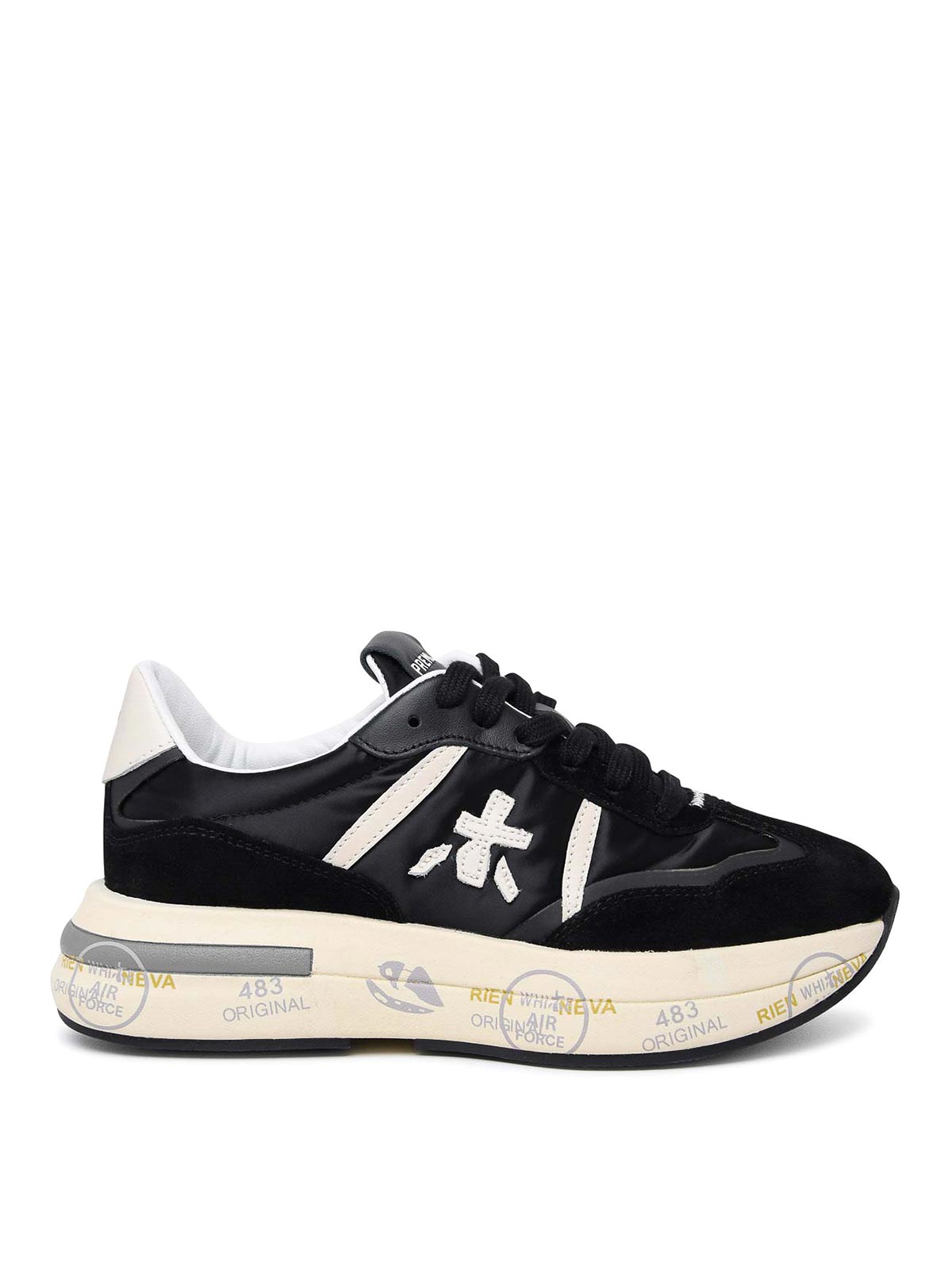 Shop Premiata Sneaker Cassie In Black