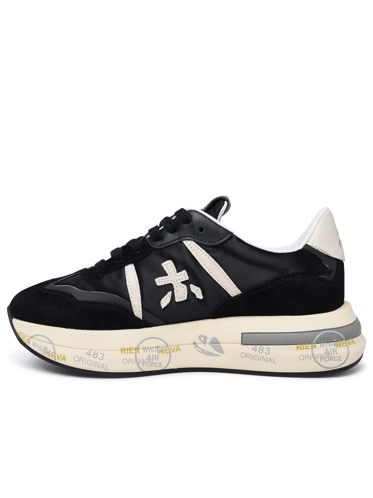 Shop Premiata Sneaker Cassie In Black