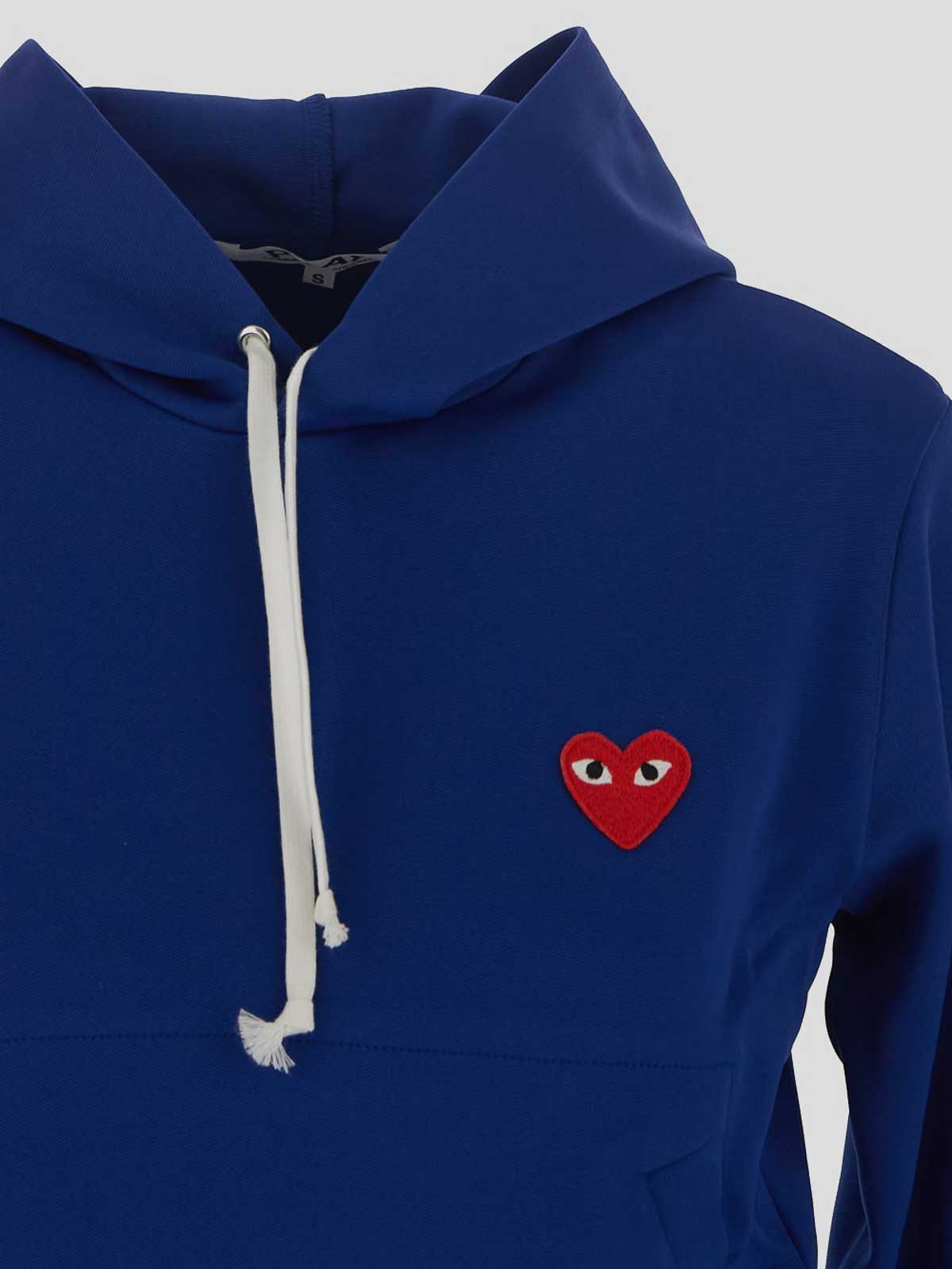 Shop Comme Des Garçons Play Sweatshirt In Blue