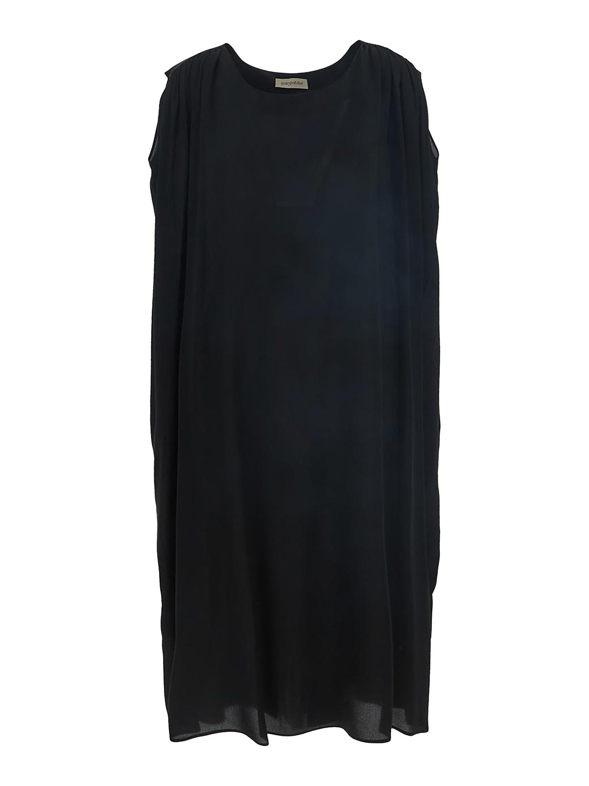 Gentryportofino Tunic Midi Dress In Black
