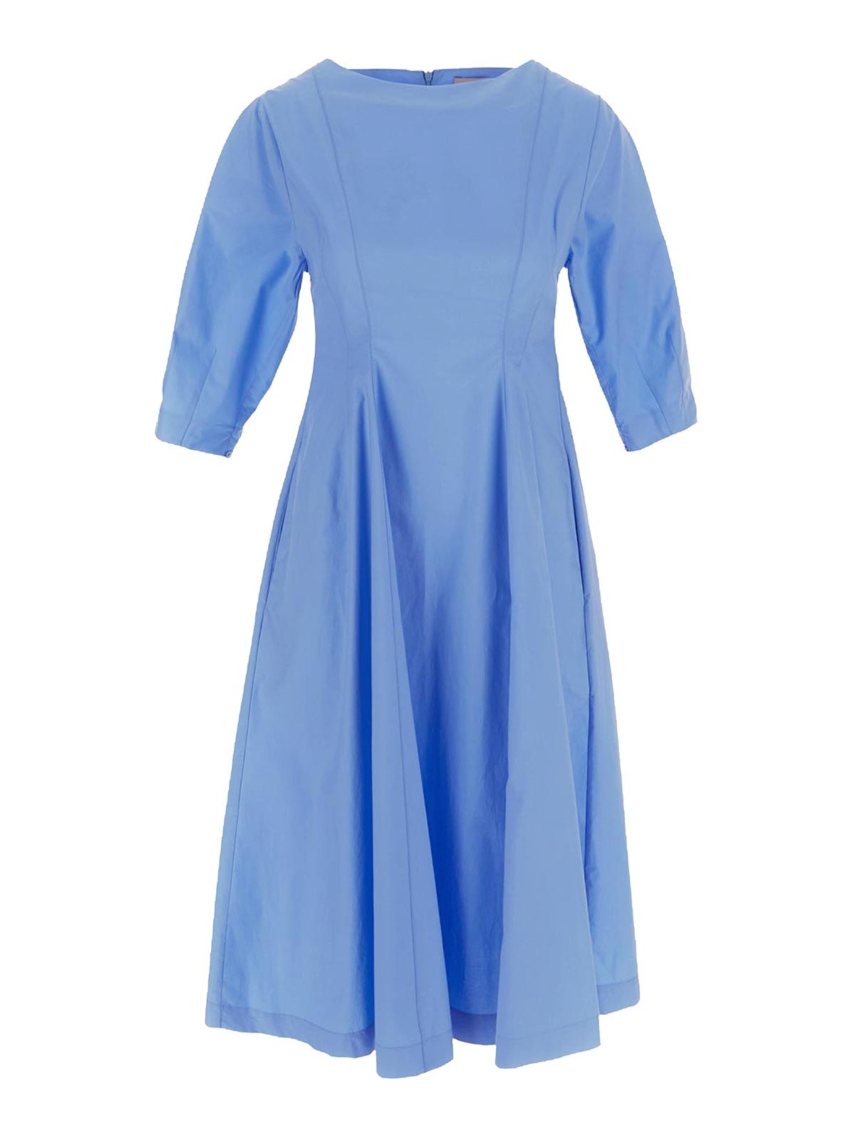 Shop Gentryportofino Vestido Midi - Azul In Blue