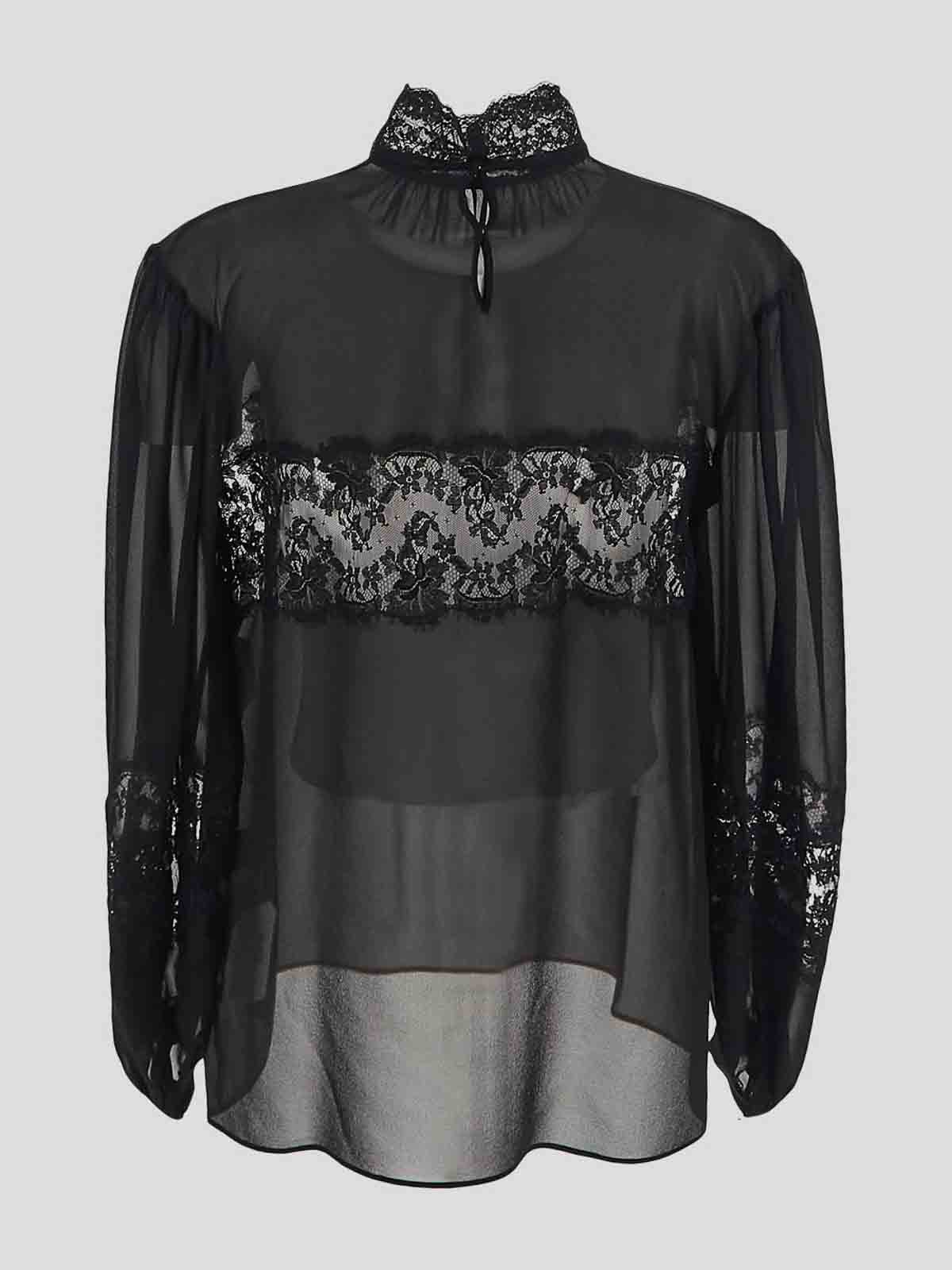Shop Dolce & Gabbana Blouse In Black
