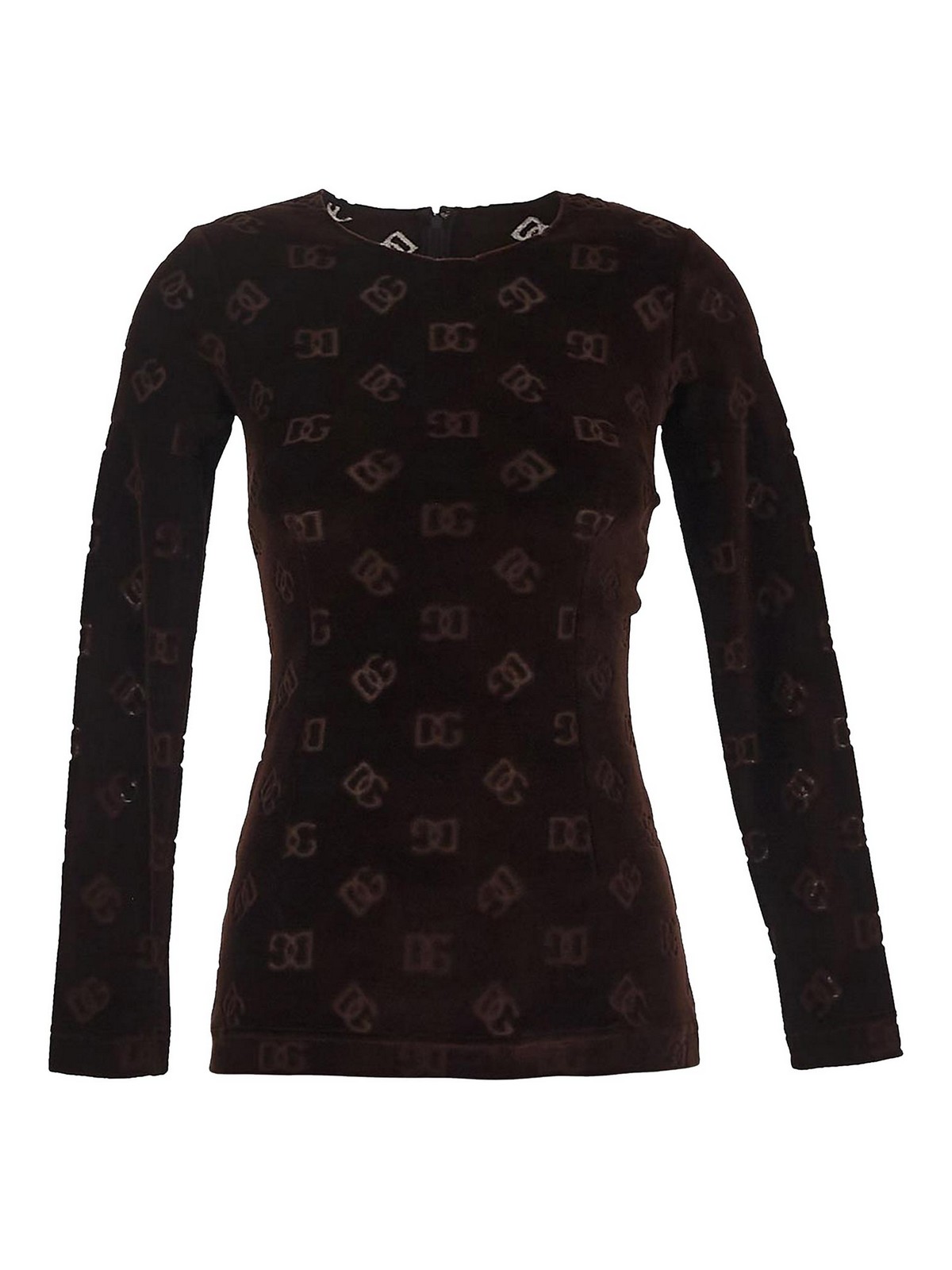 Dolce & Gabbana T-shirt S In Dark Brown