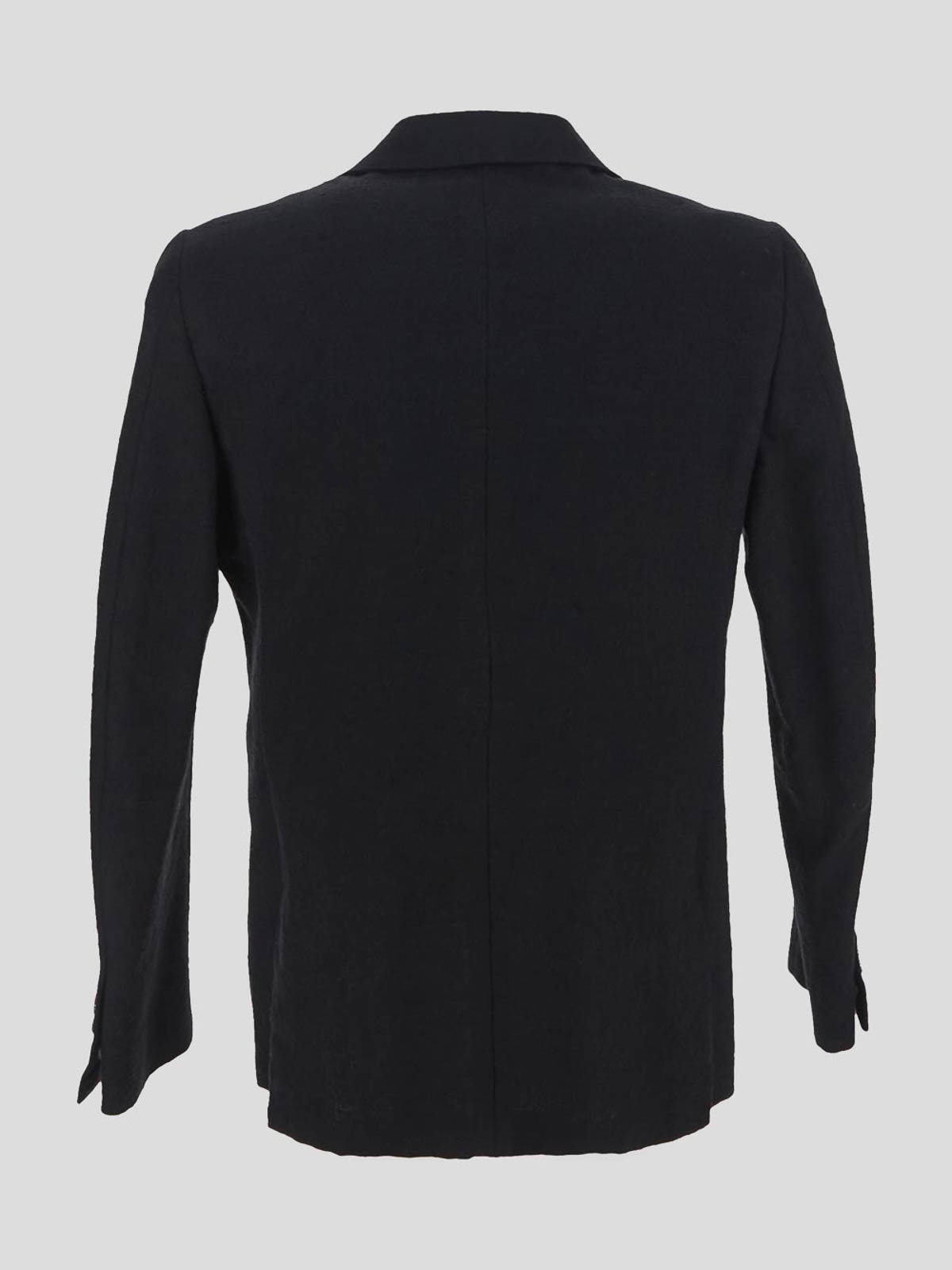 Shop Maurizio Miri Linen Jacket Black In Negro