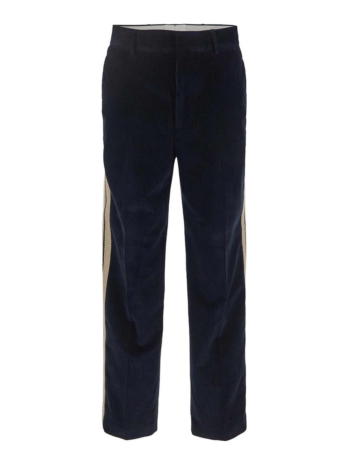 Shop Palm Angels Trousers In Dark Blue