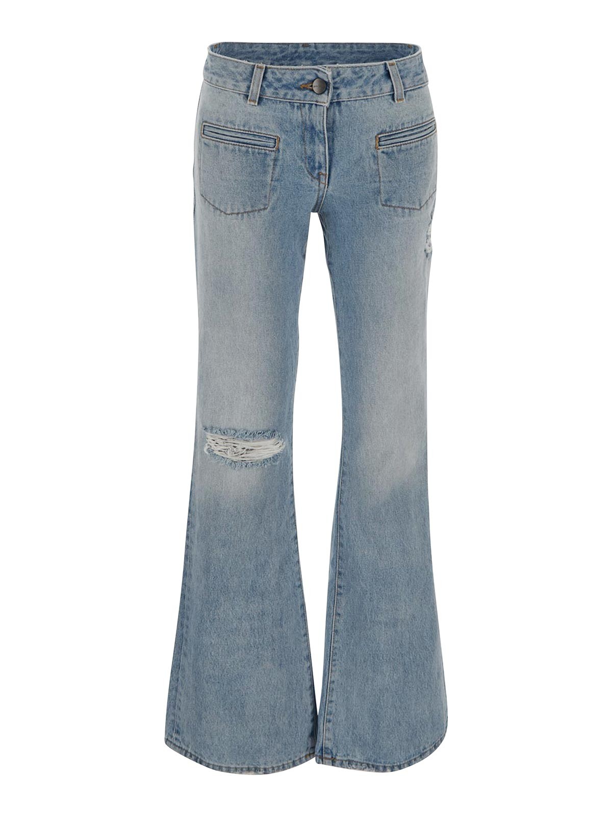 Shop Palm Angels Jeans Boot-cut - Azul In Blue