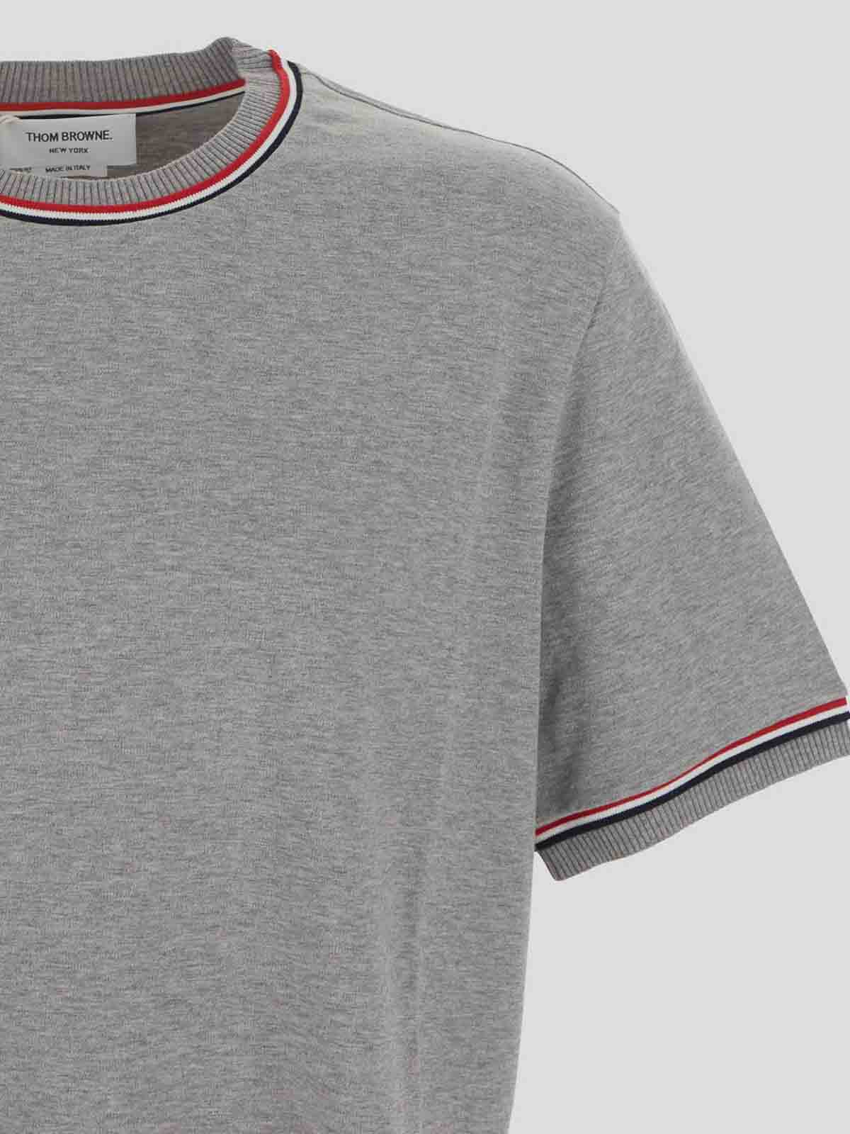 Shop Thom Browne Camiseta - Gris