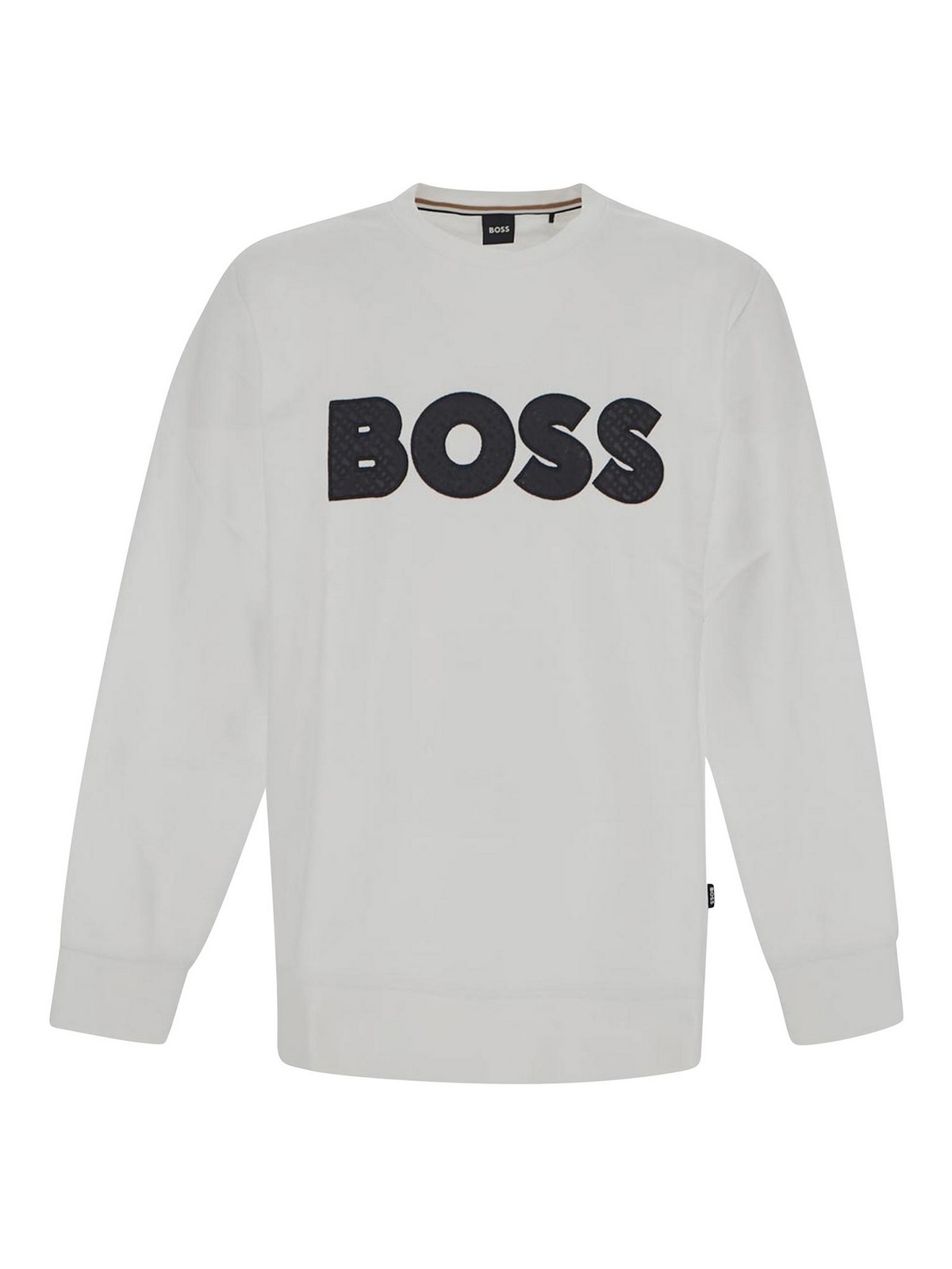 Hugo Boss Crew Neck Sweatshirt In White